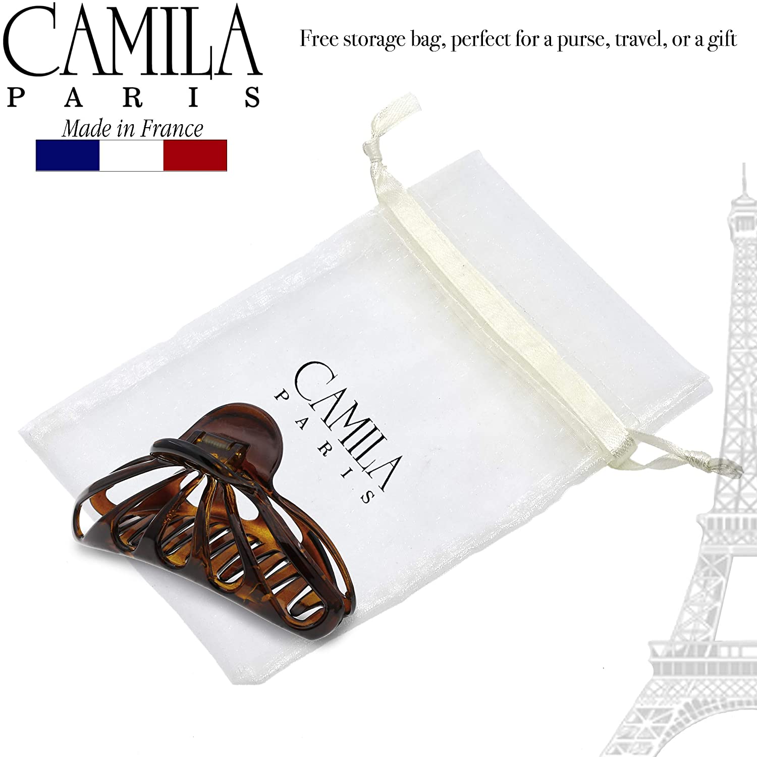 Camila Paris French claw clip cellulose acetate