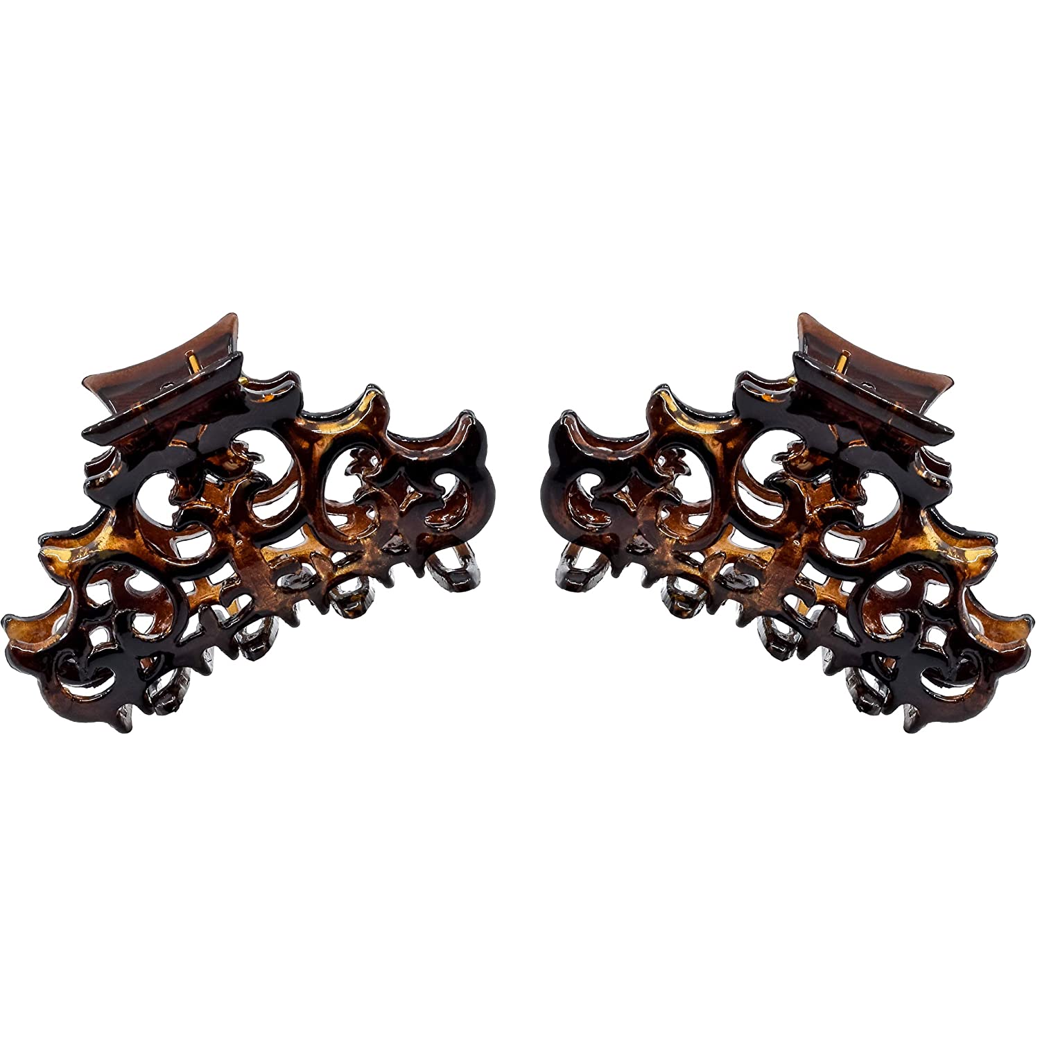 Camila Paris Baroque French hair clip cellulose acetate