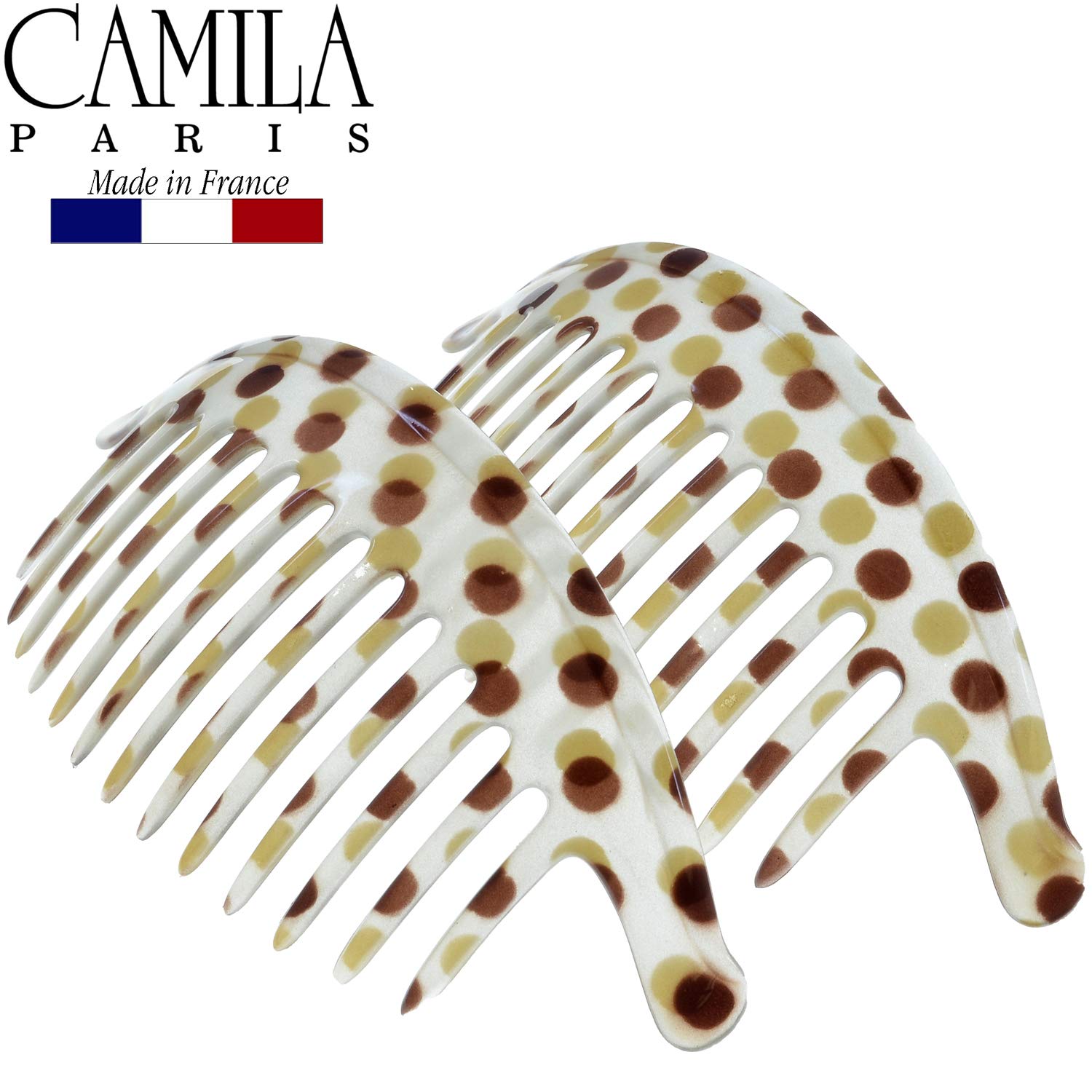 Camila Paris Detangling French side comb cellulose acetate