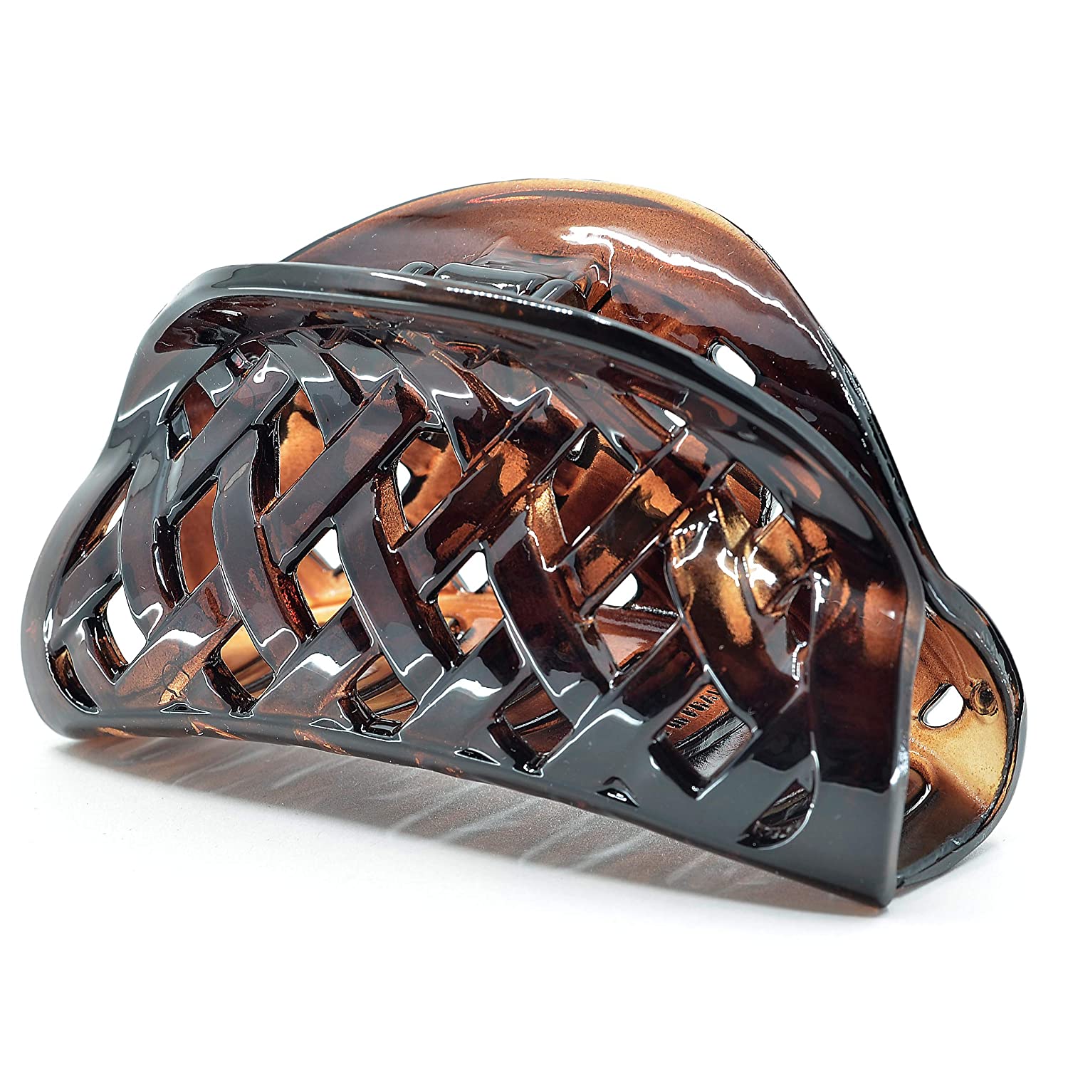 Camila Paris Spring Covered French hair clip cellulose acetate