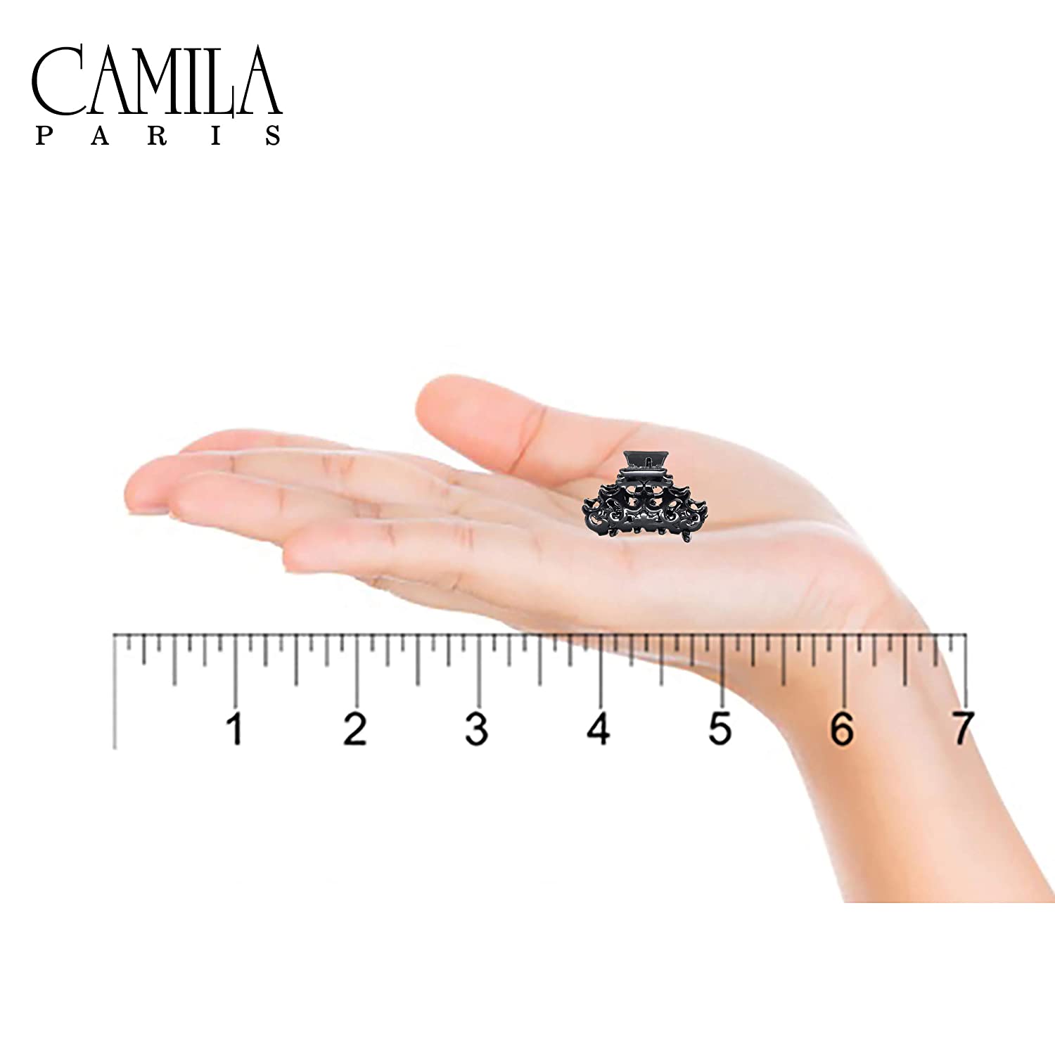 Camila Paris Baroque French hair clip cellulose acetate