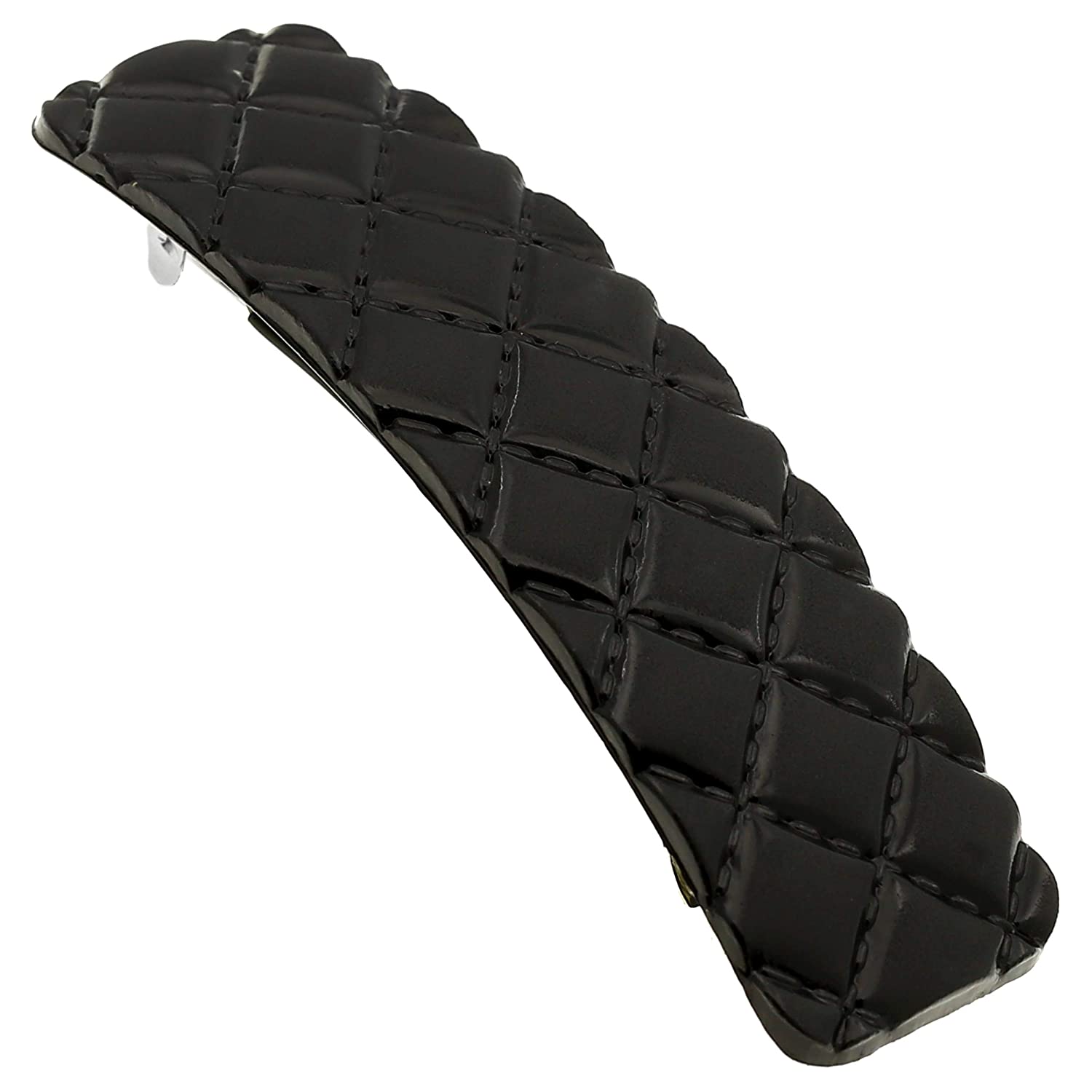 Camila Paris Black French barrette cellulose acetate