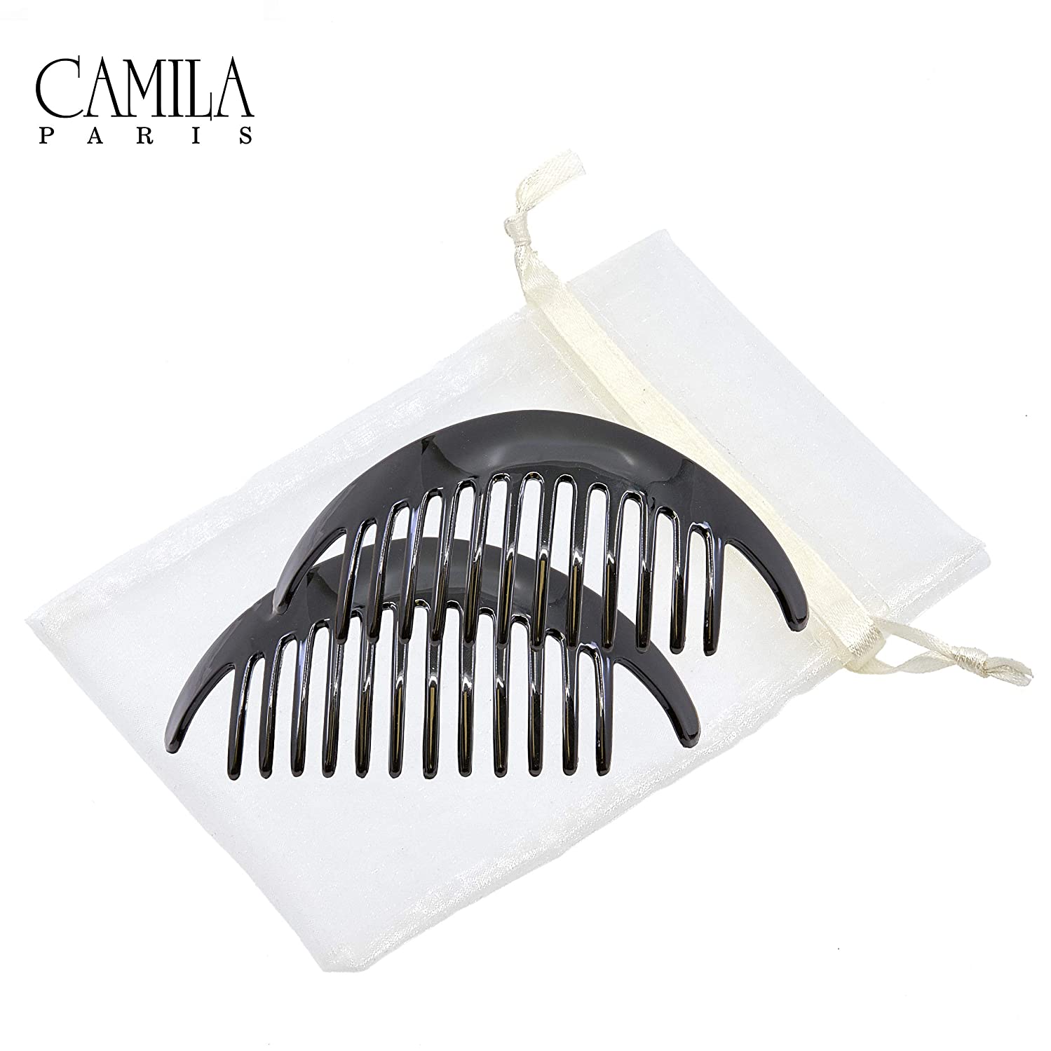 Camila Paris Detangling French side comb cellulose acetate
