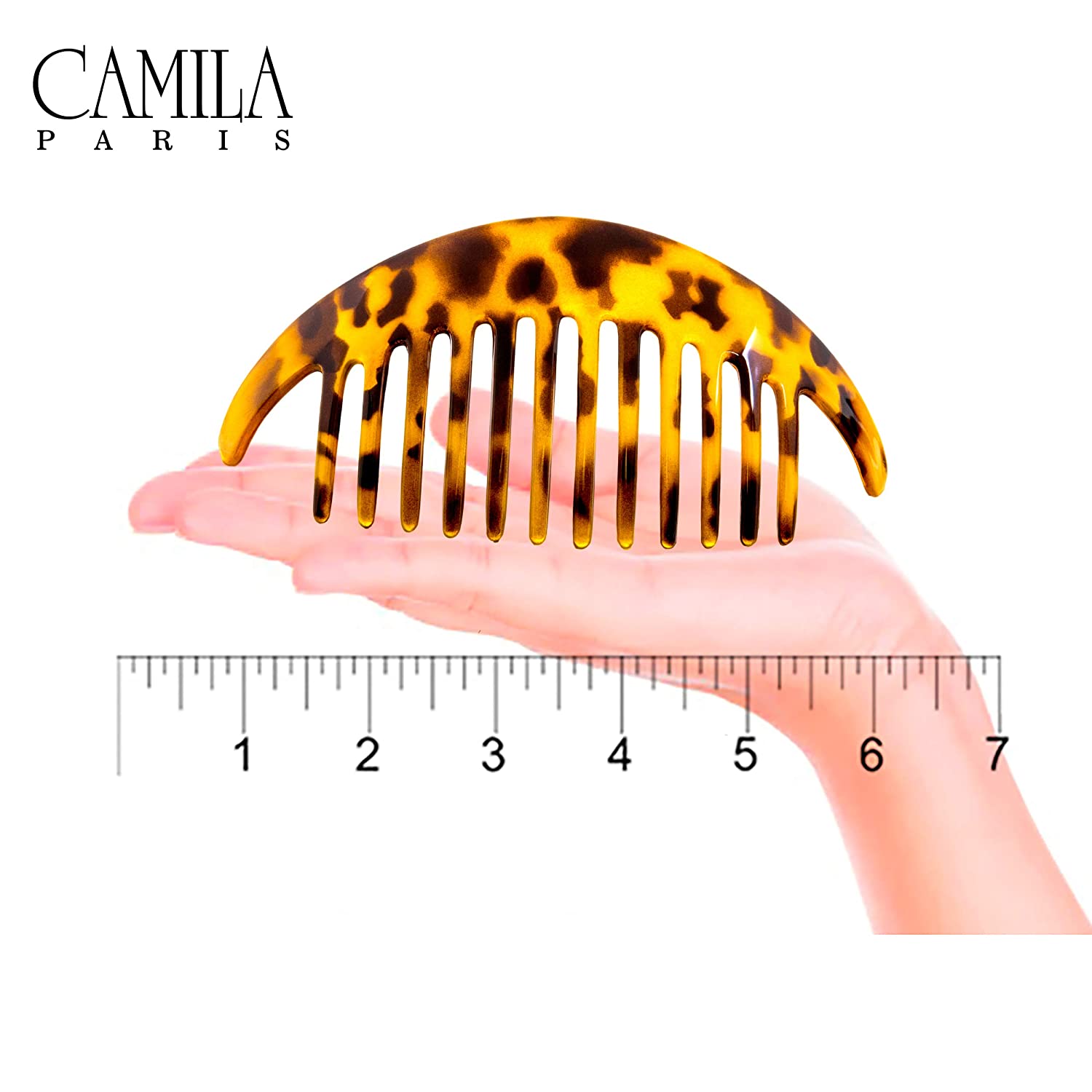 Camila Paris Detangling French side comb cellulose acetate