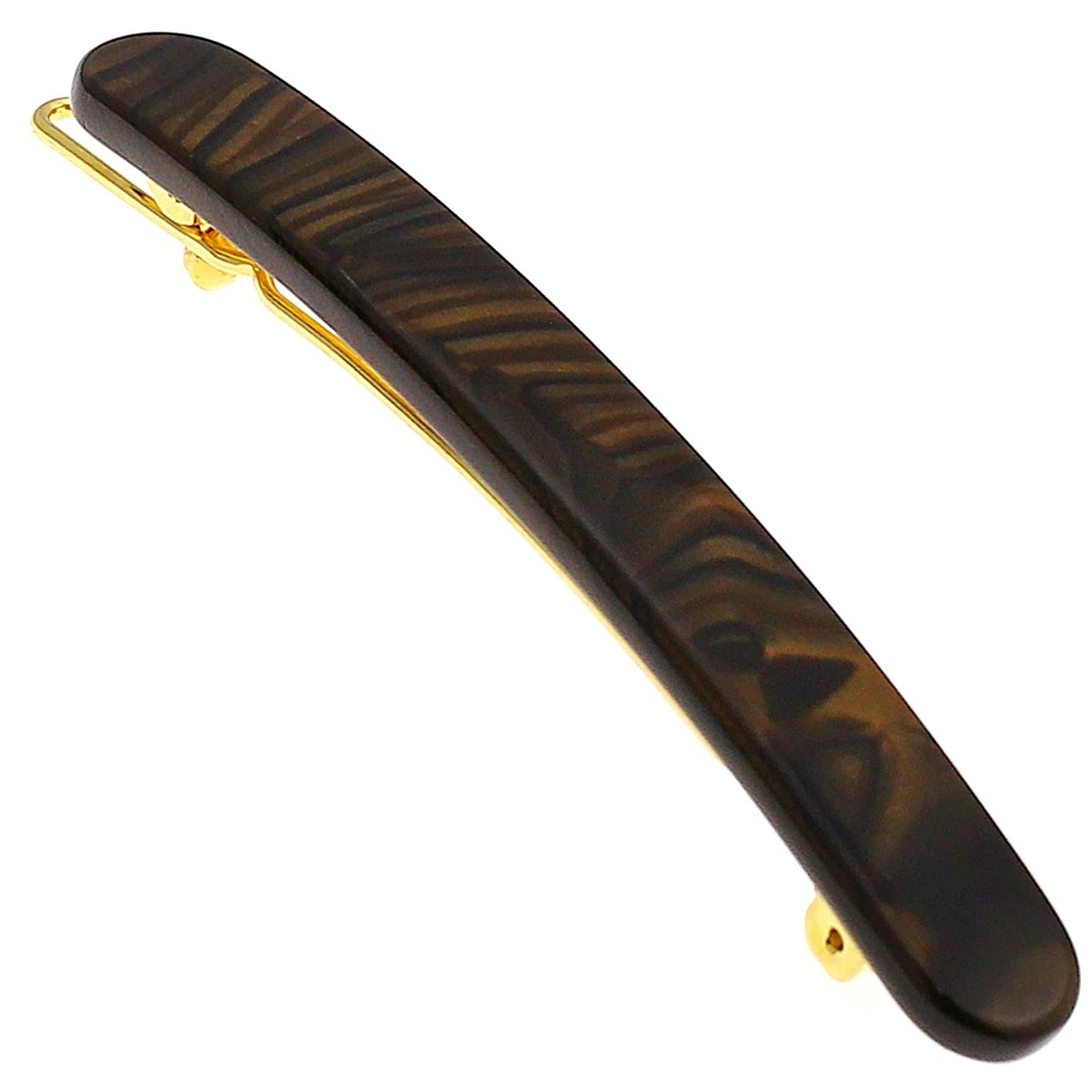 Camila Paris Mustard French barrette cellulose acetate