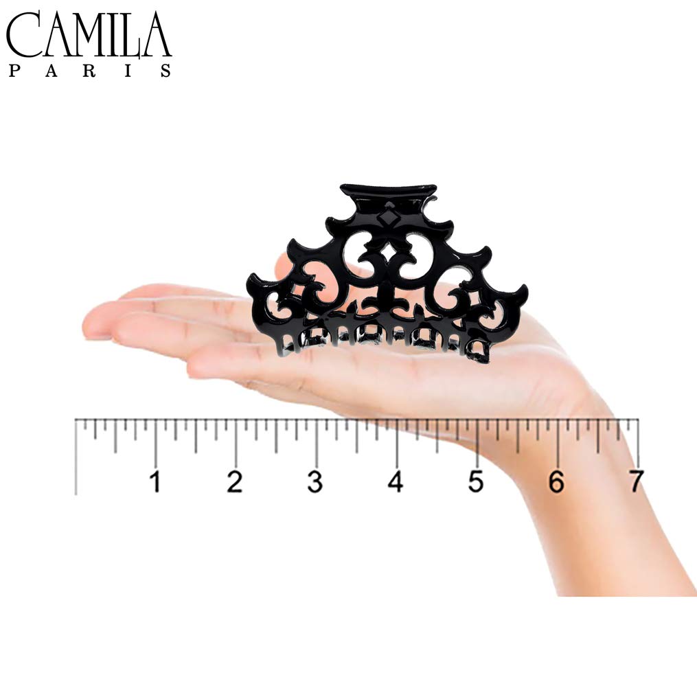 Camila Paris Baroque French hair clip cellulose acetate