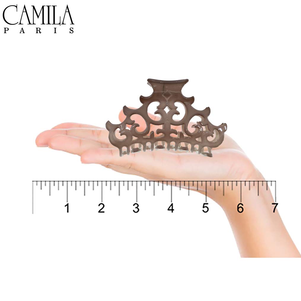 Camila Paris 1 Inch Baroque French hair clip cellulose acetate