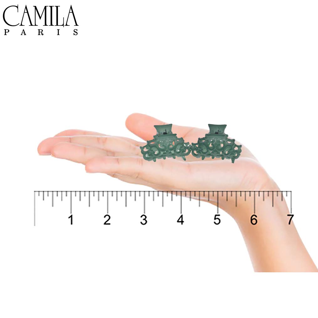 Camila Paris Baroque French hair clip cellulose acetate