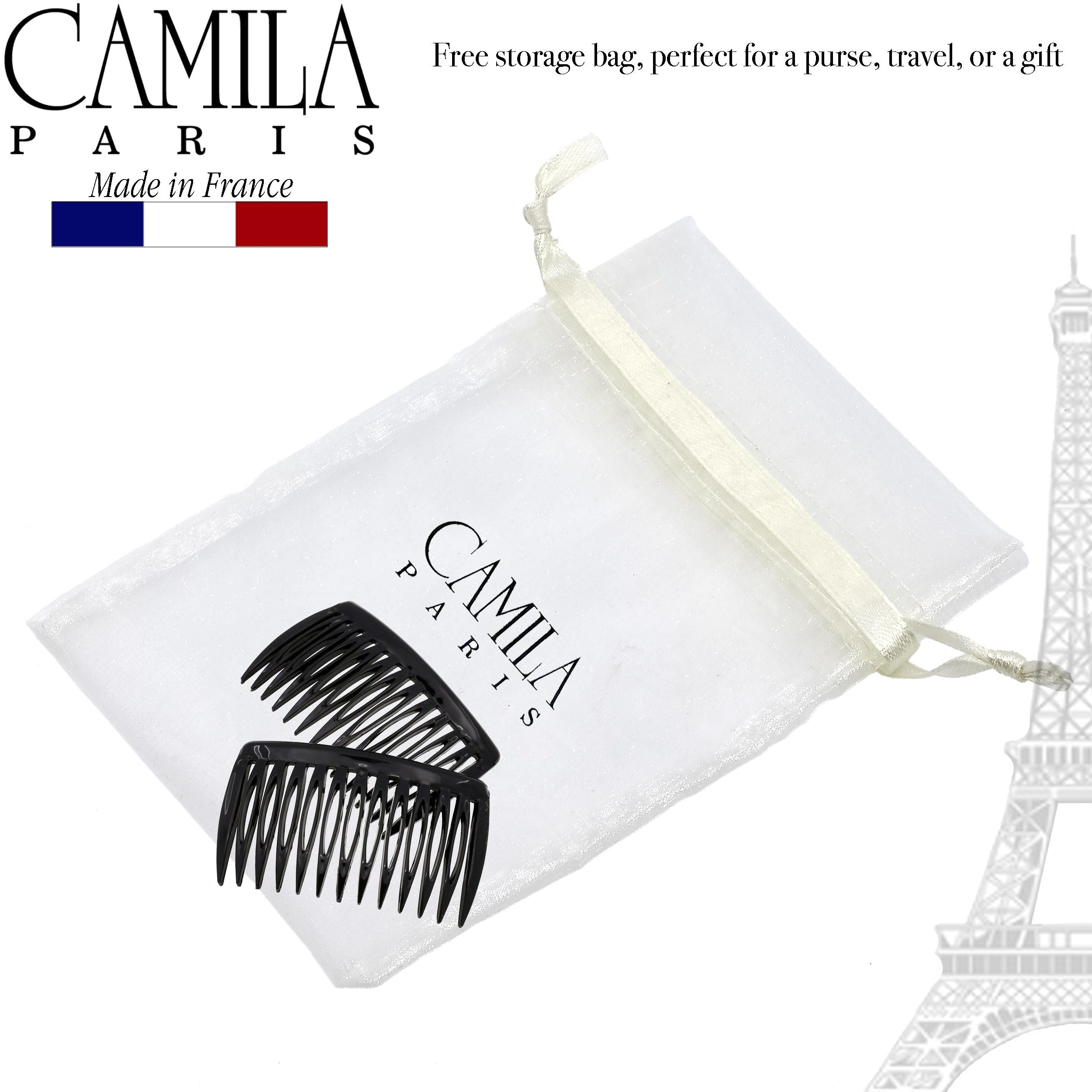 Camila Paris Detangling French side comb cellulose acetate