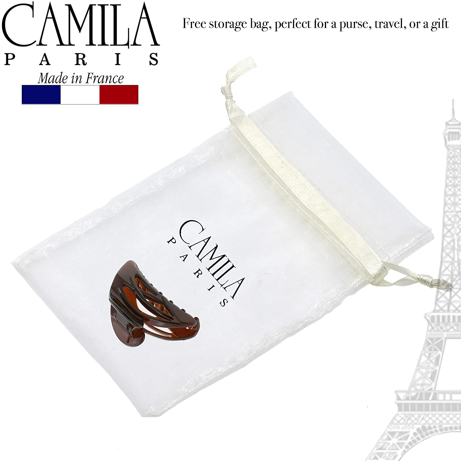 Camila Paris 2.75 Inch French hair clip cellulose acetate