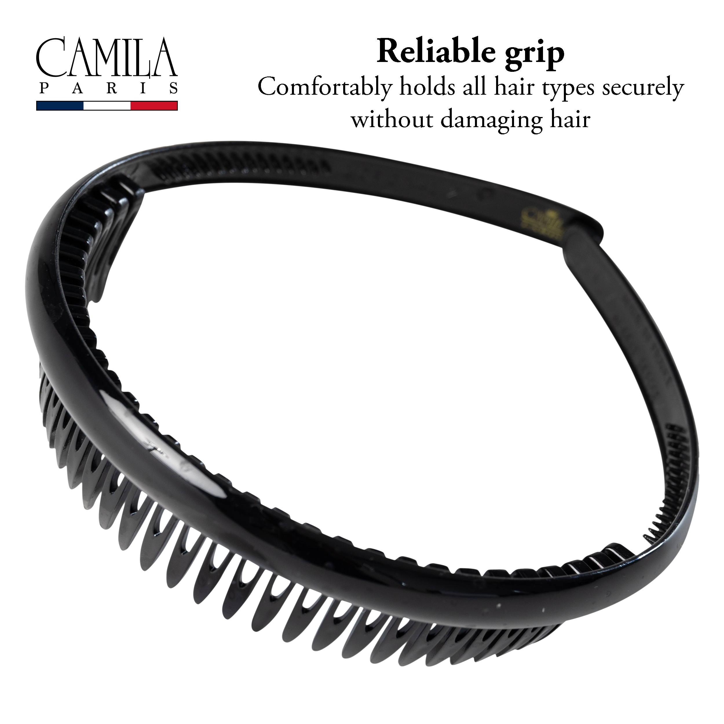 Camila Paris French headband cellulose acetate