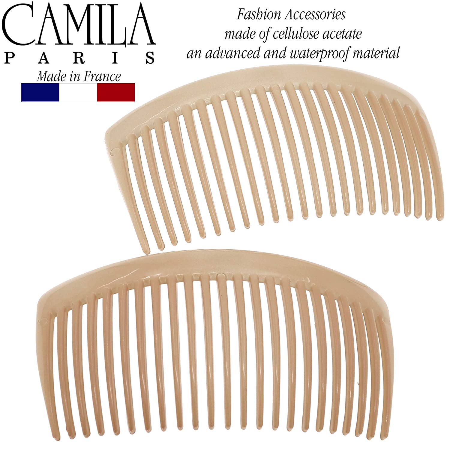 Camila Paris Detangling French side comb cellulose acetate