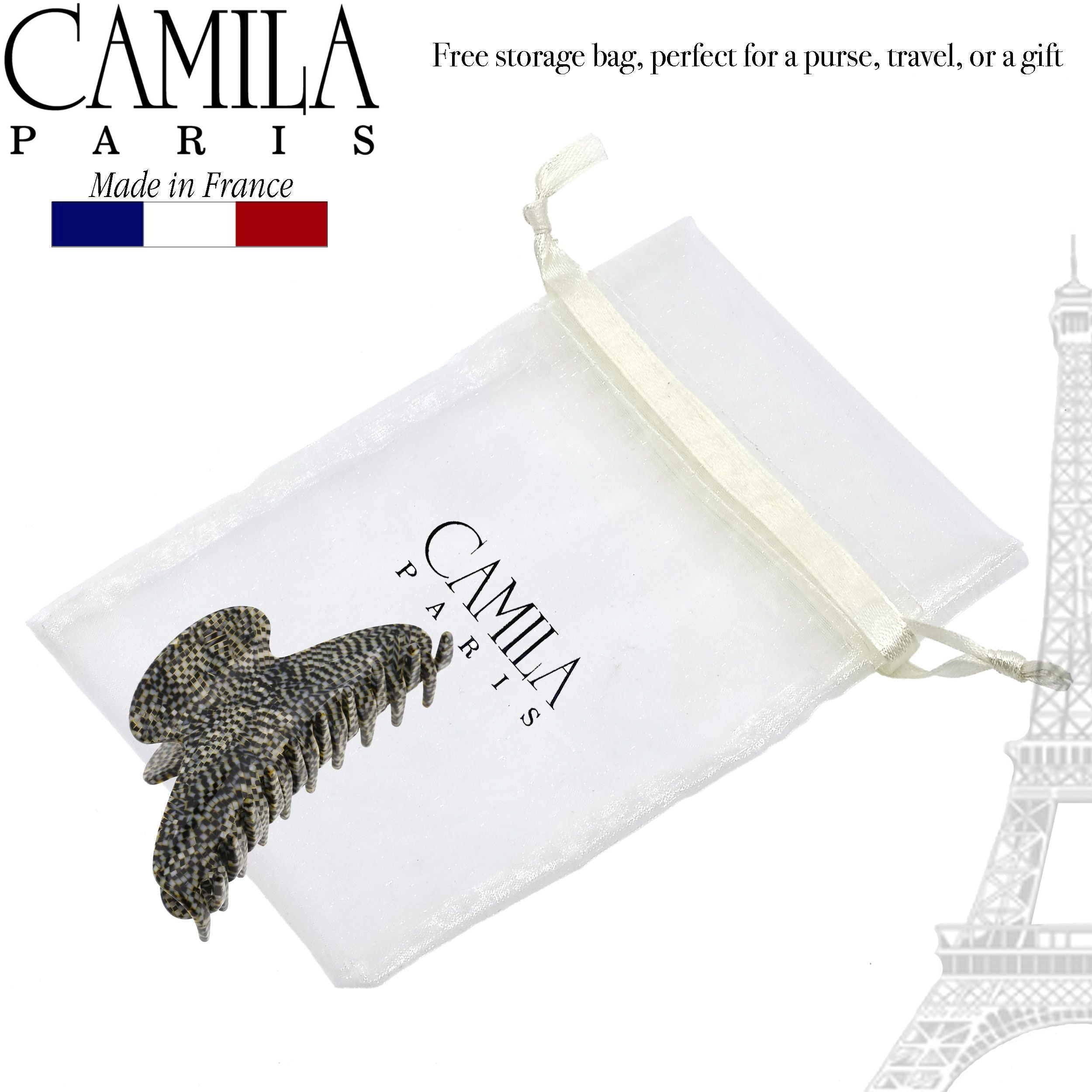 Camila Paris French hair clip cellulose acetate handmade