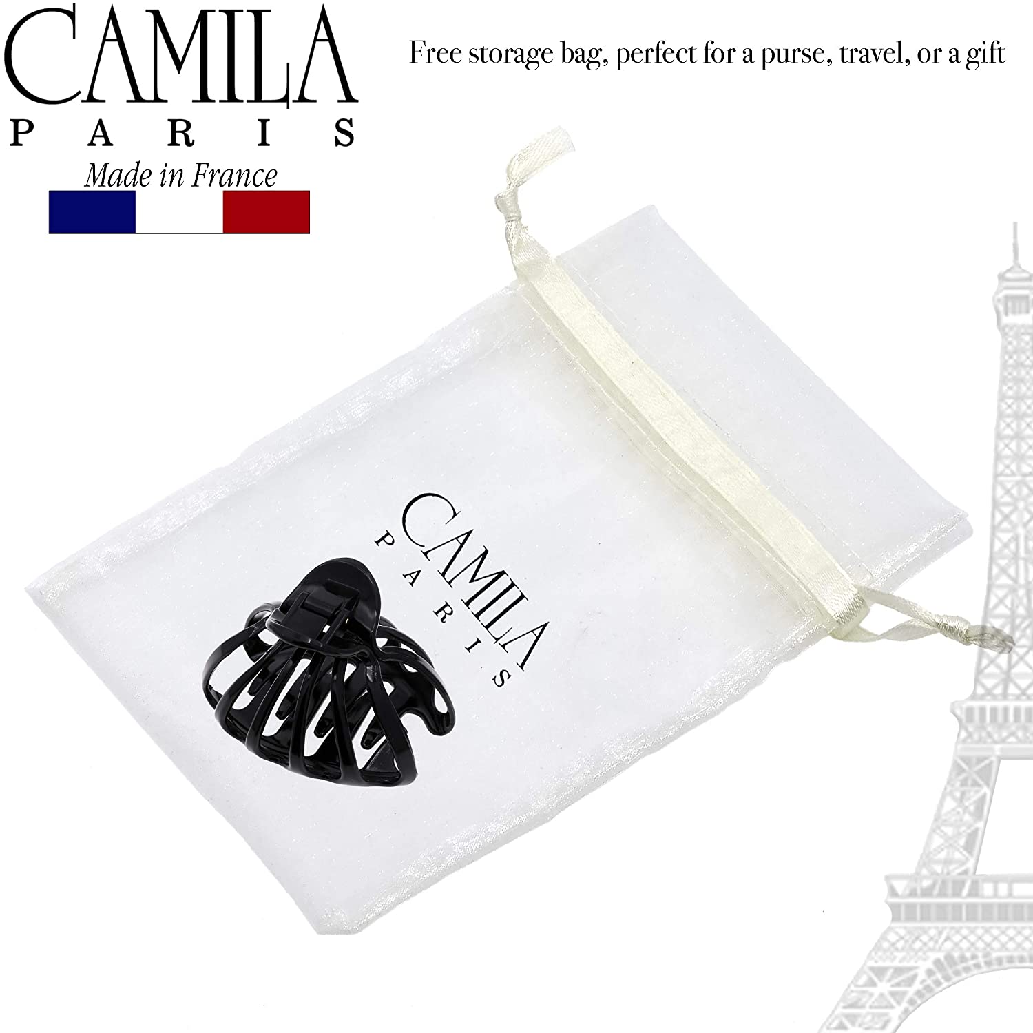 Camila Paris French claw clip cellulose acetate