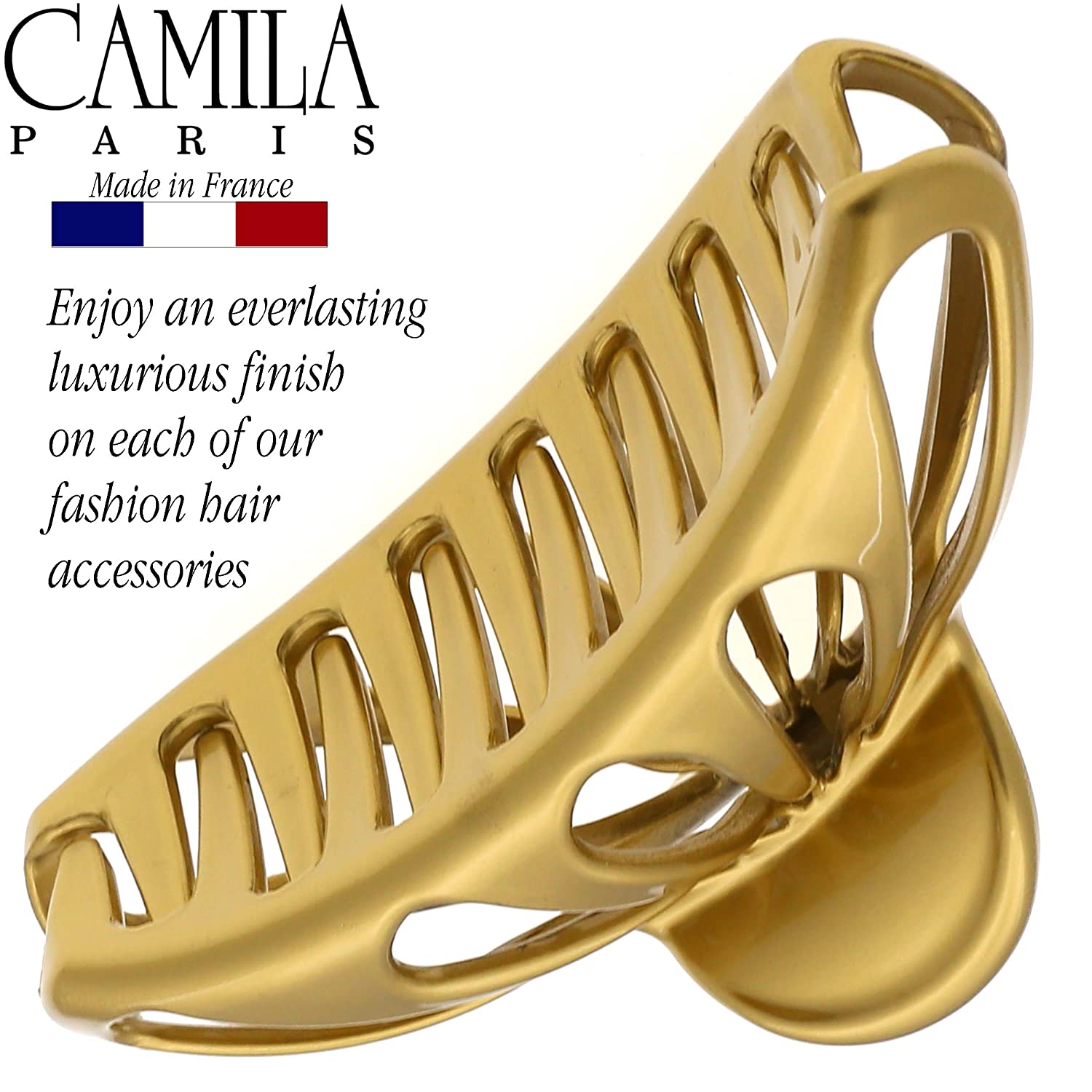 Camila Paris French claw clip cellulose acetate