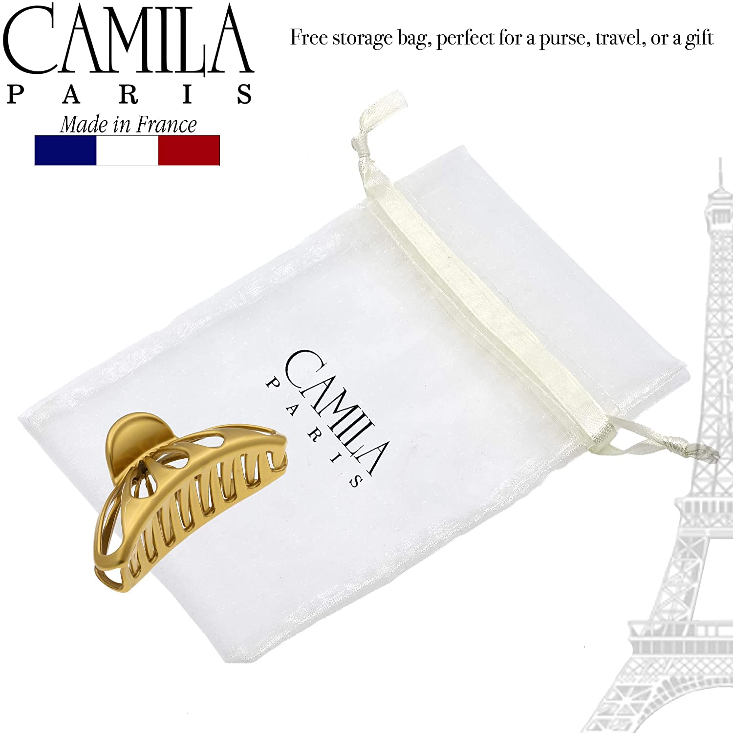 Camila Paris French claw clip cellulose acetate