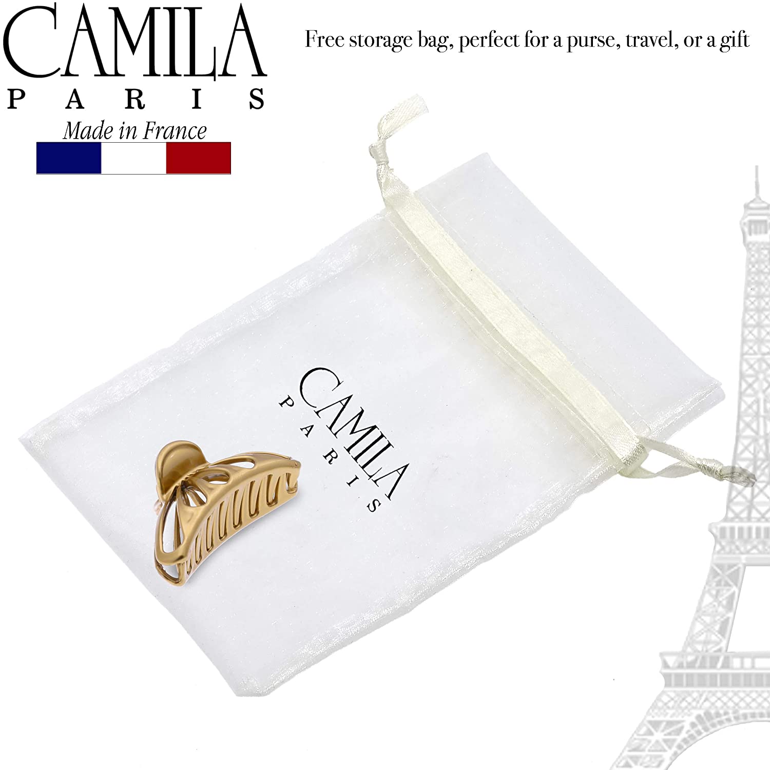 Camila Paris 3.25 Inch French claw clip cellulose acetate
