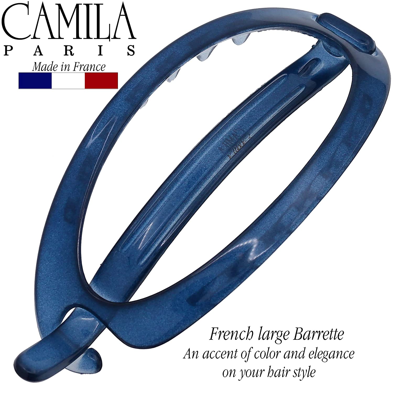Camila Paris Metal-Free French barrette cellulose acetate