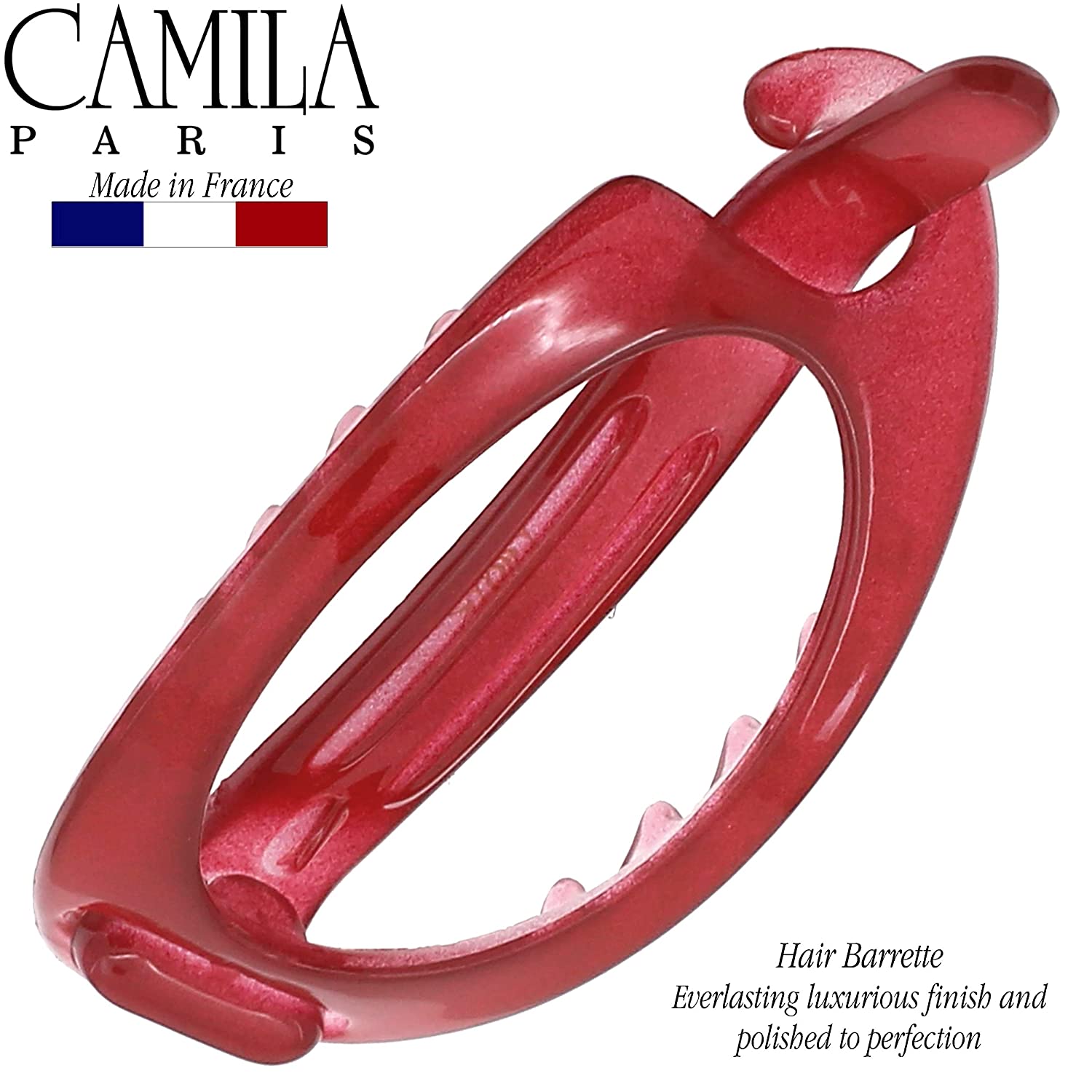 Camila Paris Metal-Free French barrette cellulose acetate