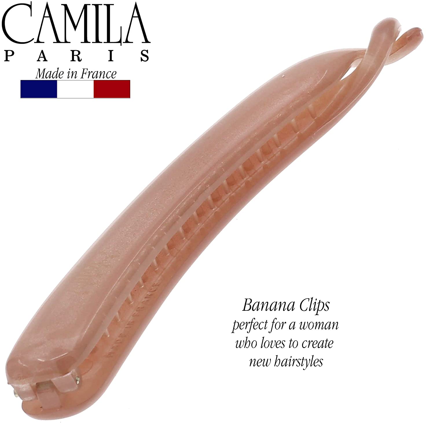 Camila Paris French banana clip cellulose acetate