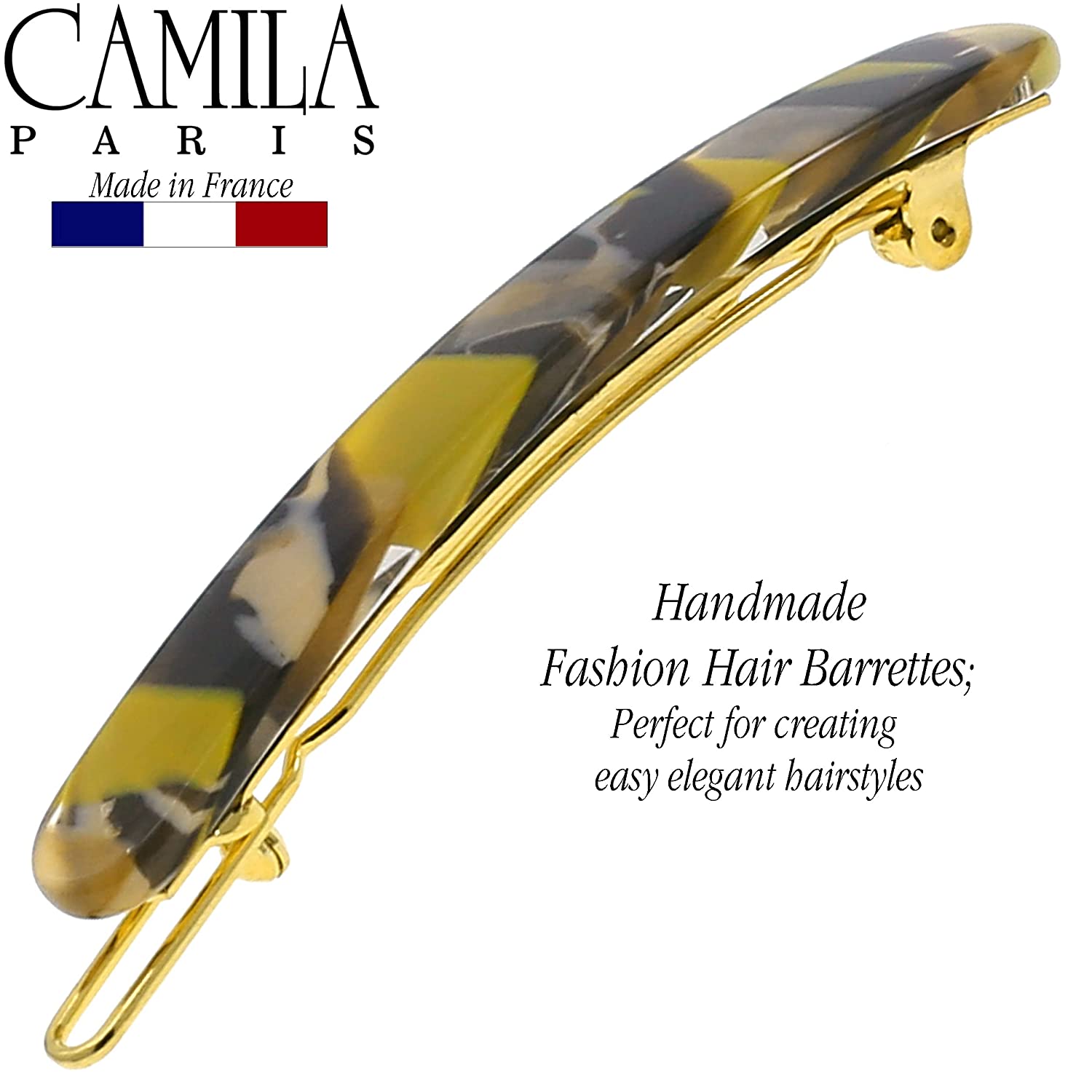 Camila Paris French barrette cellulose acetate