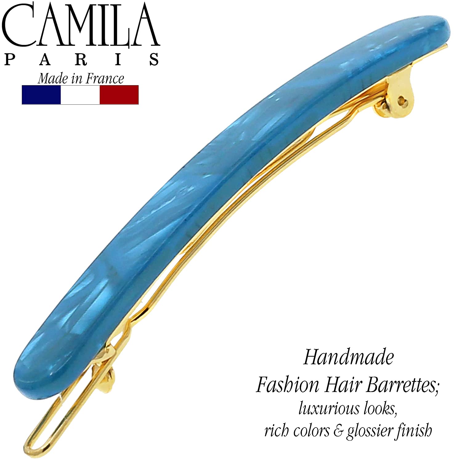 Camila Paris French barrette cellulose acetate