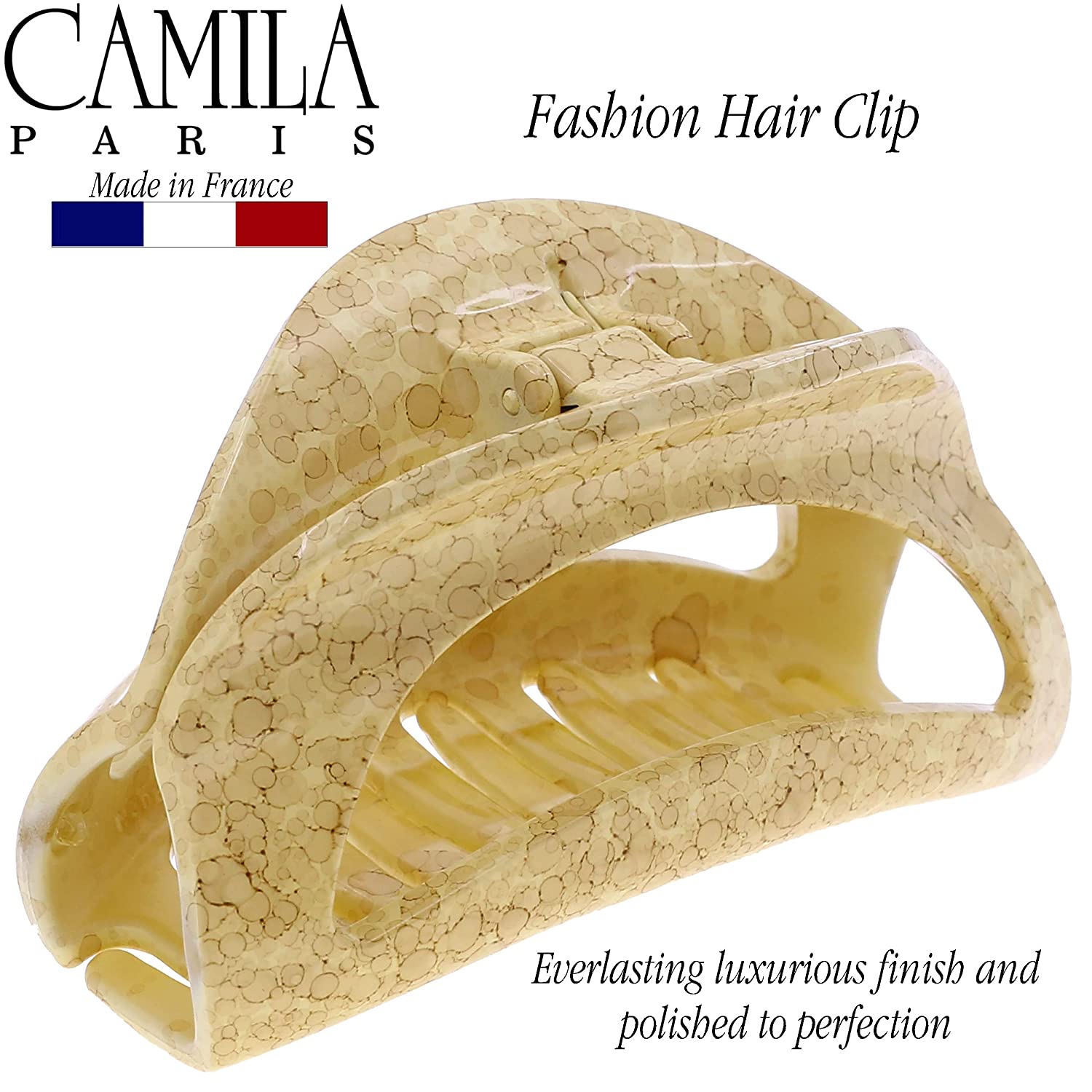Camila Paris French hair clip cellulose acetate