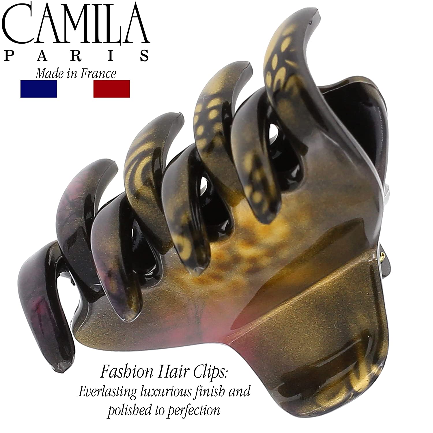 Camila Paris Grace French hair clip cellulose acetate