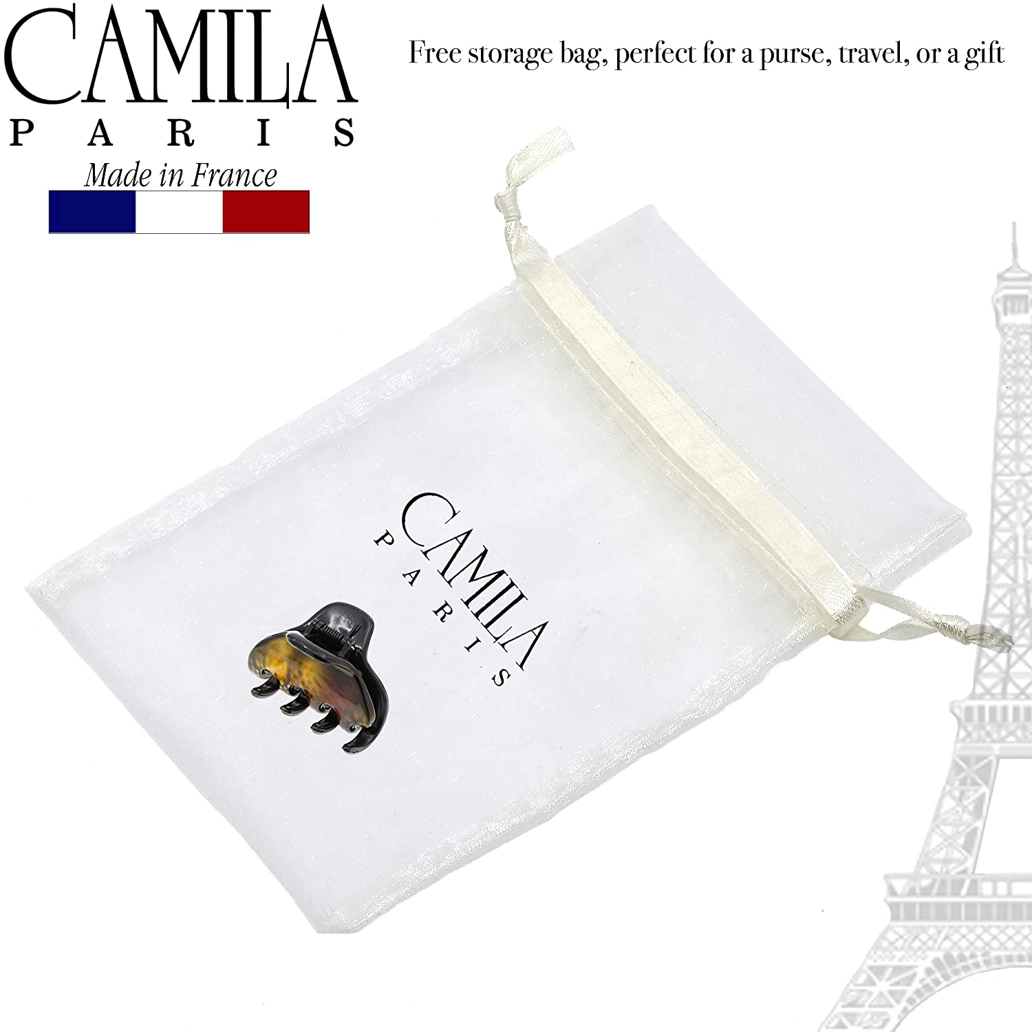 Camila Paris Grace French hair clip cellulose acetate