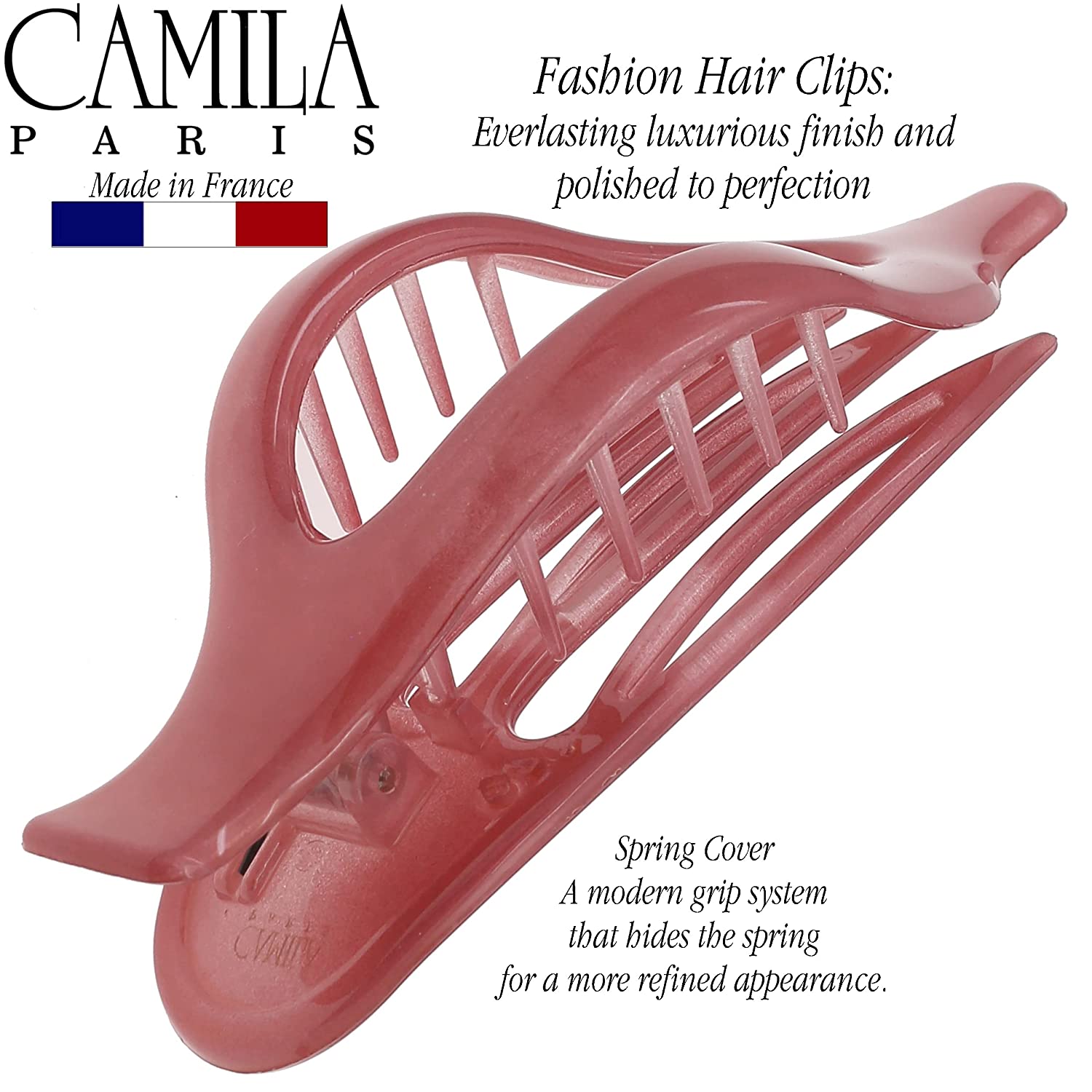Camila Paris French hair clip cellulose acetate