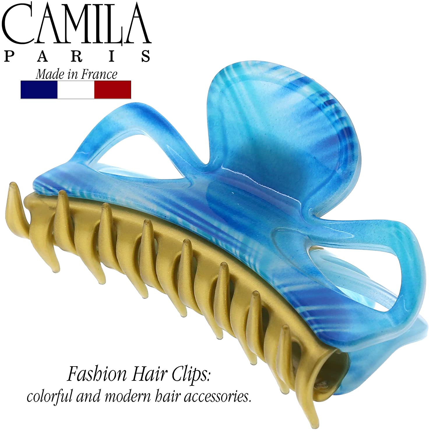 Camila Paris French hair clip cellulose acetate