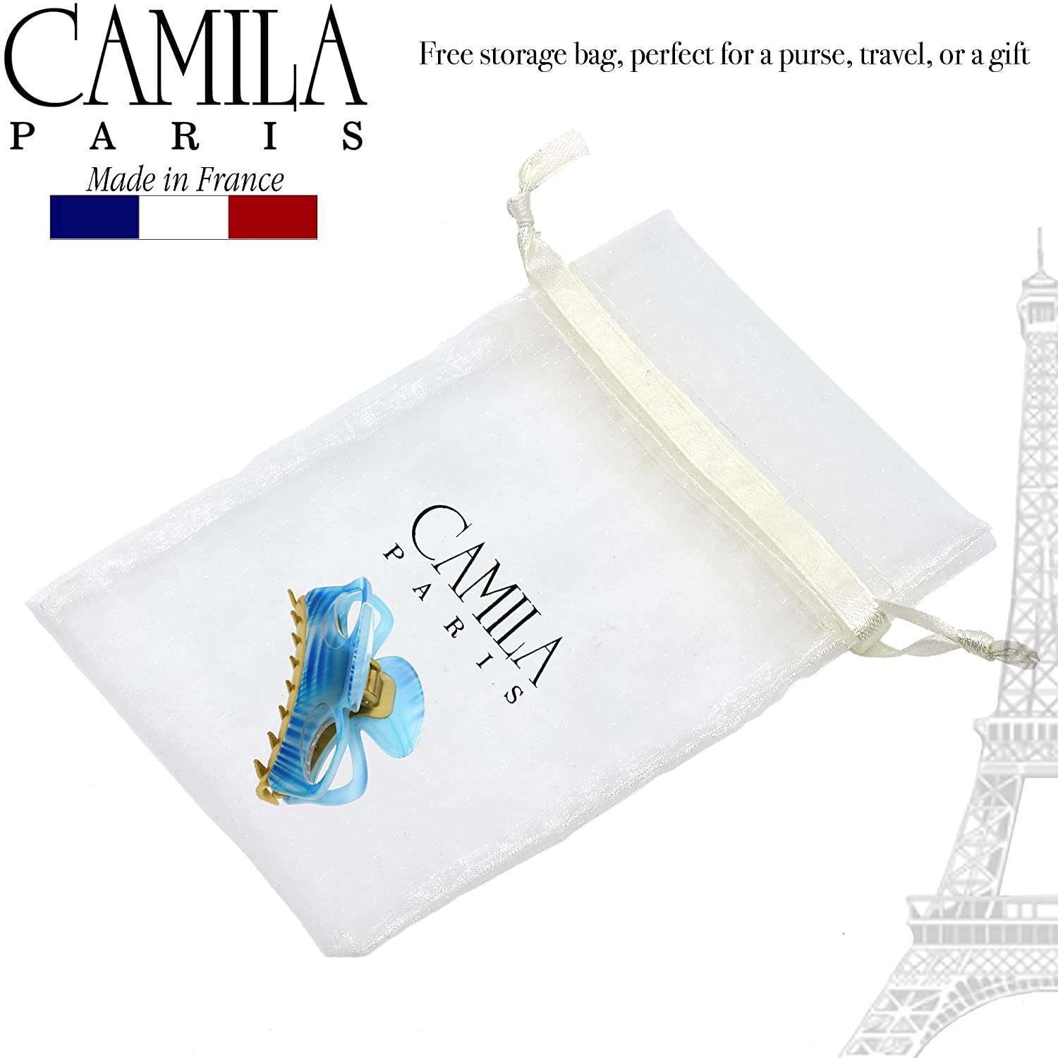 Camila Paris French hair clip cellulose acetate