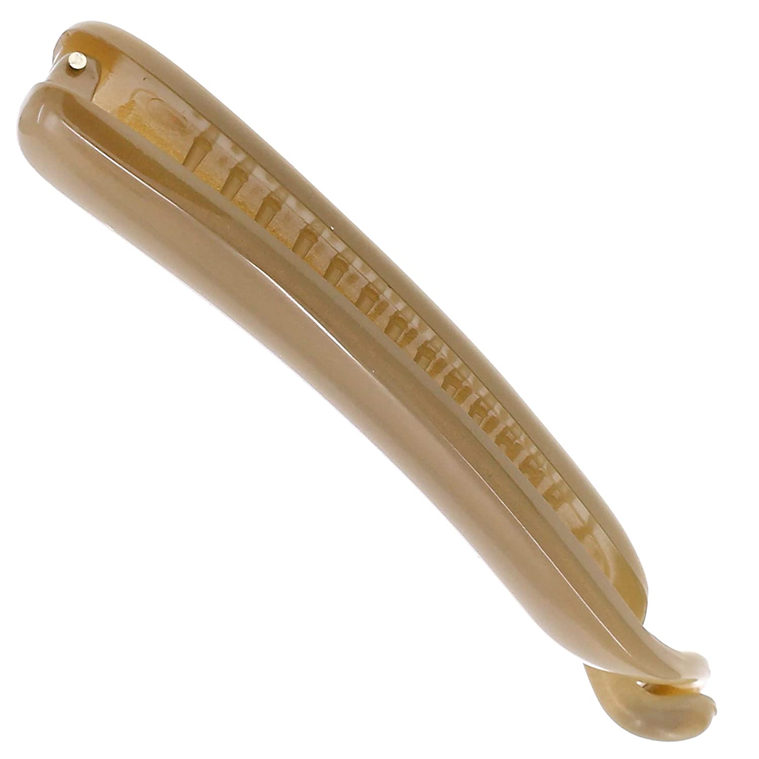 Camila Paris White French banana clip cellulose acetate