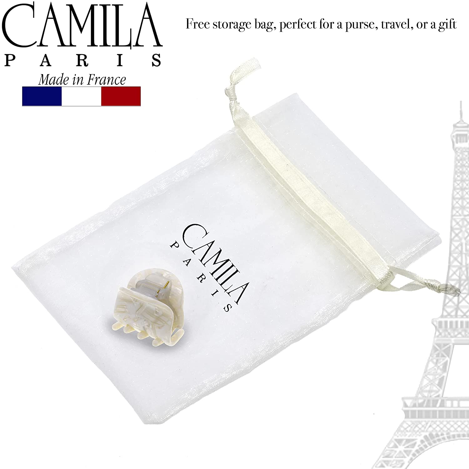Camila Paris Bardot French hair clip cellulose acetate