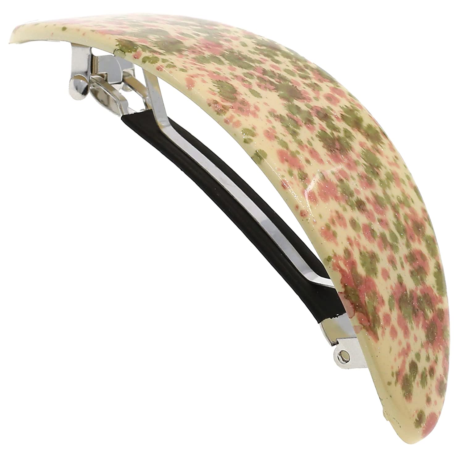 Camila Paris Gold Hand Painted French barrette cellulose acetate