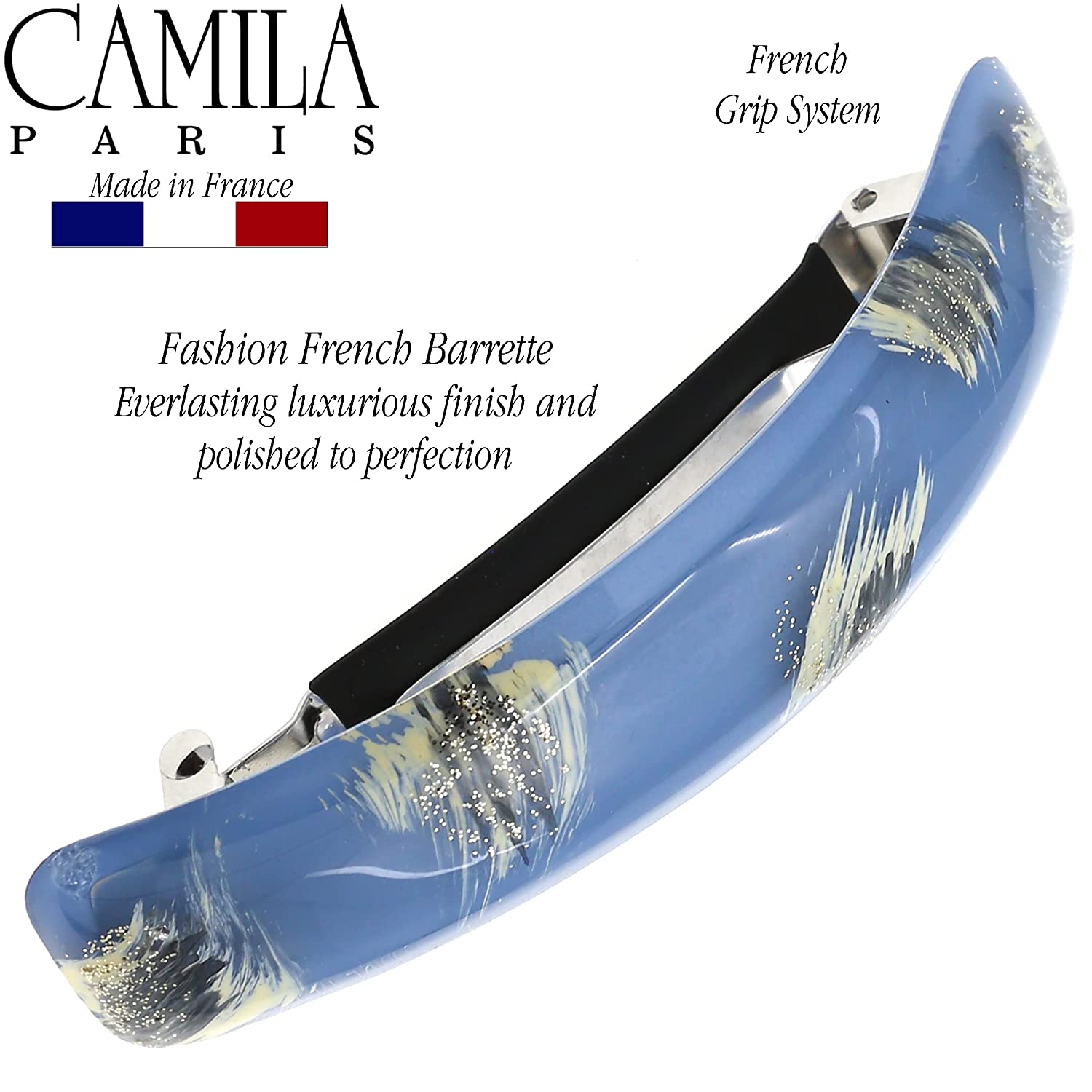 Camila Paris French barrette cellulose acetate