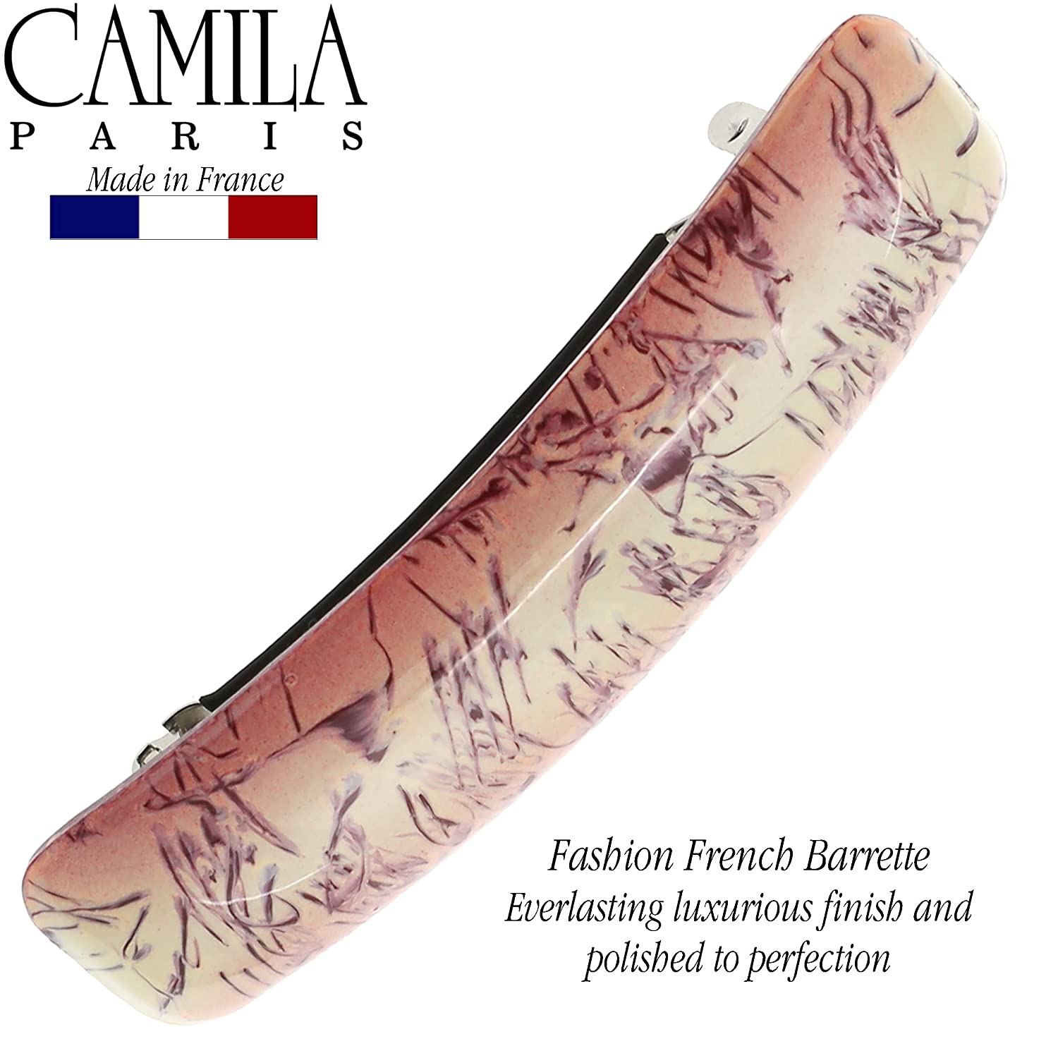 Camila Paris French barrette cellulose acetate