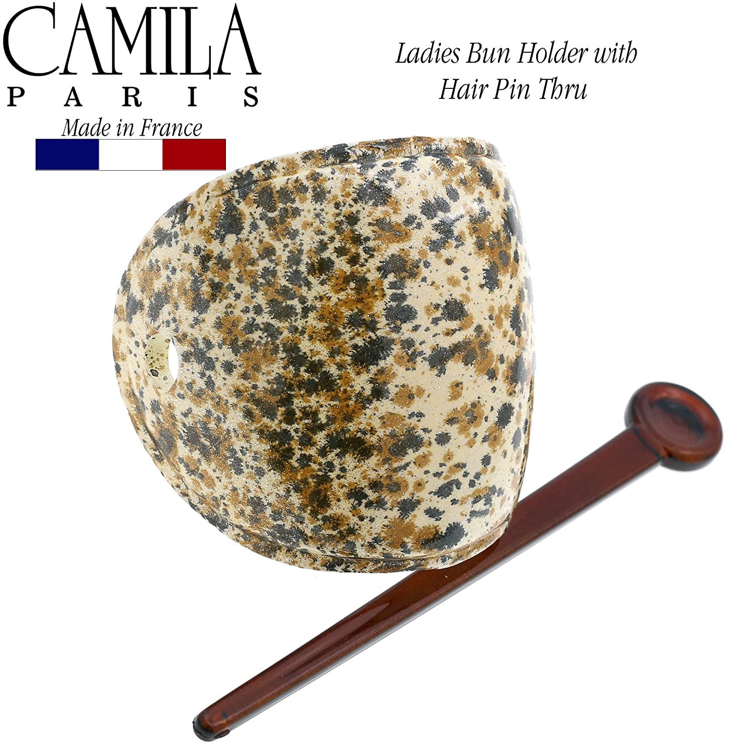 Camila Paris French hair slide cellulose acetate