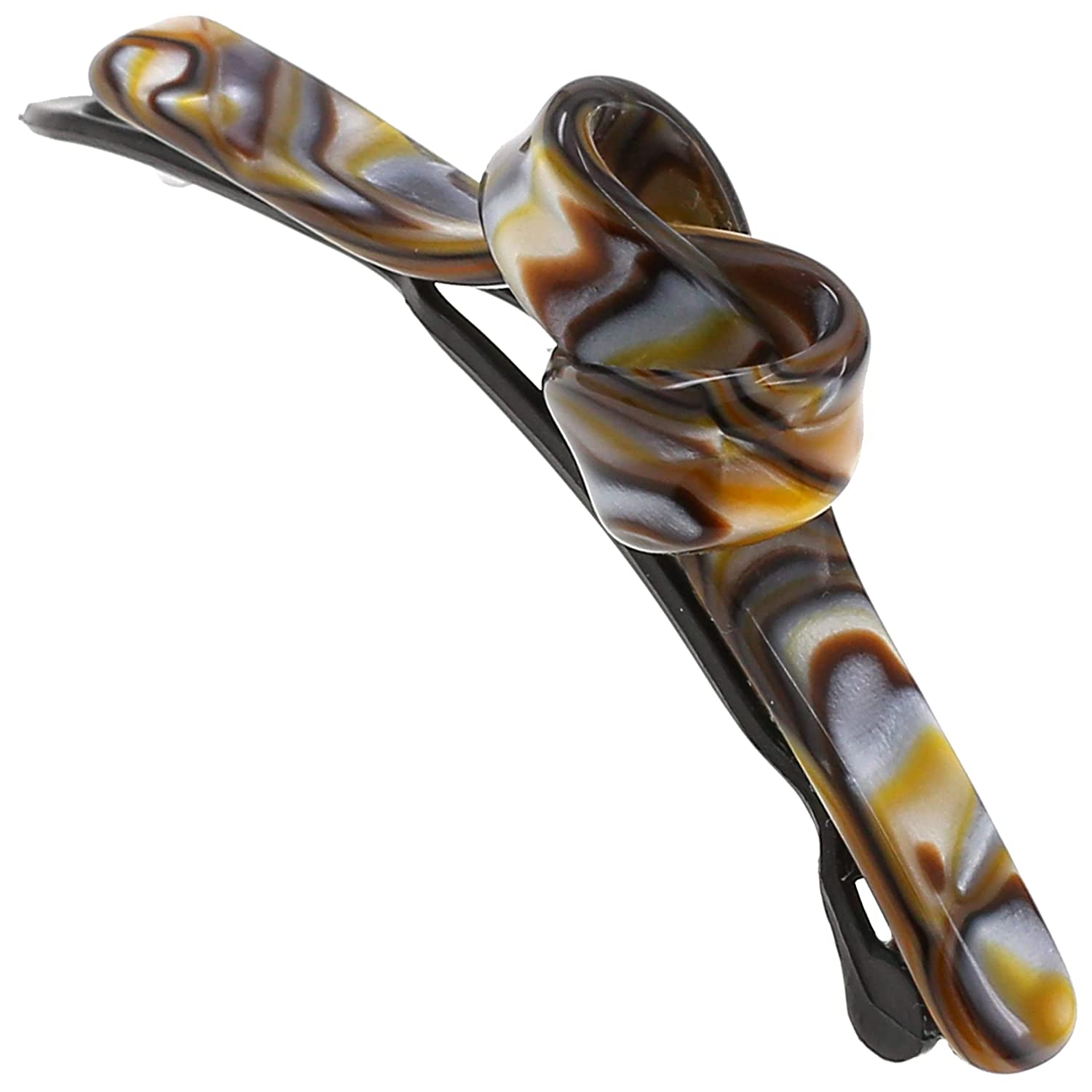 Camila Paris 4 Inch Metal-Free French barrette cellulose acetate handmade