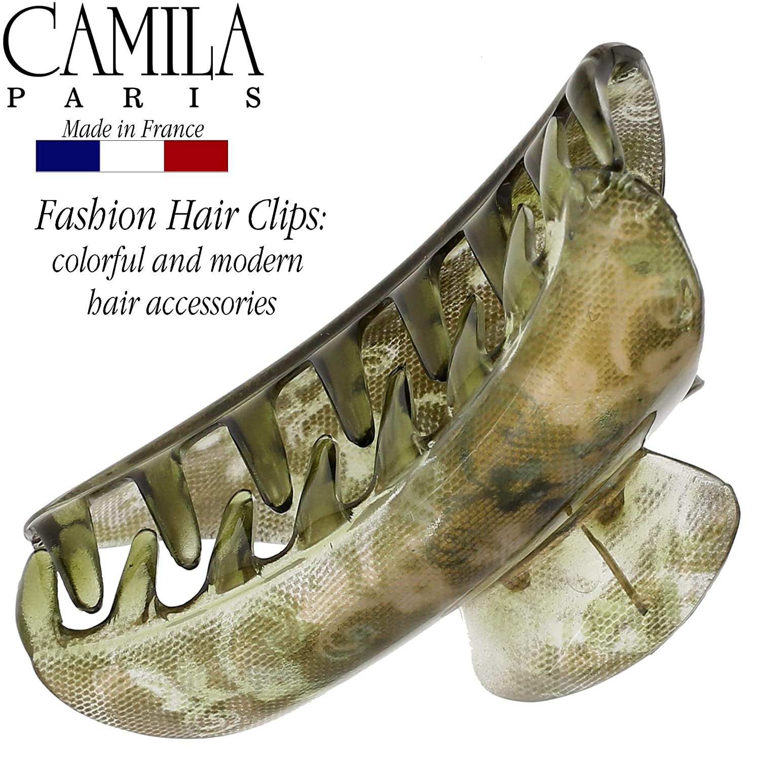 Camila Paris French hair clip cellulose acetate