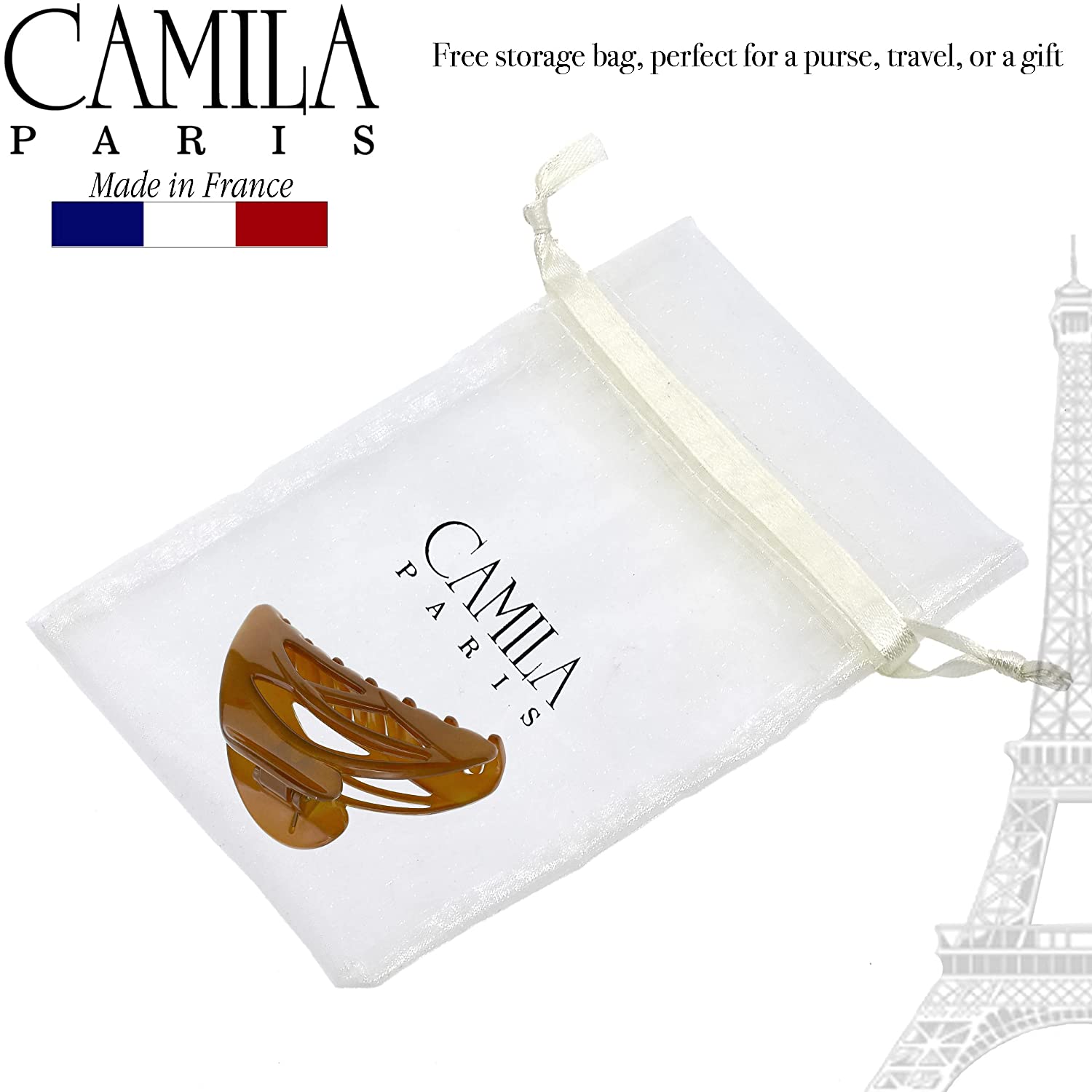 Camila Paris French hair clip cellulose acetate