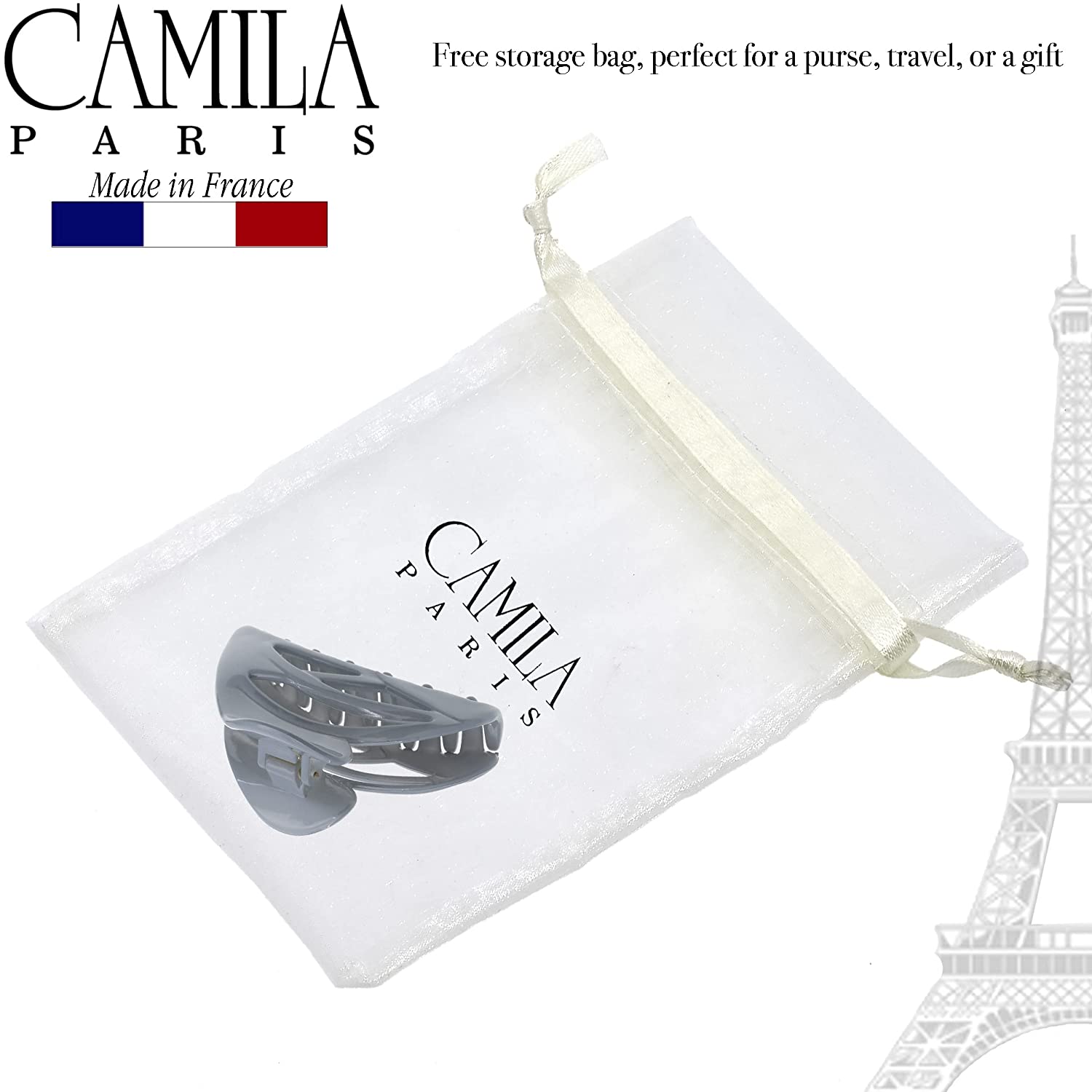 Camila Paris French hair clip cellulose acetate