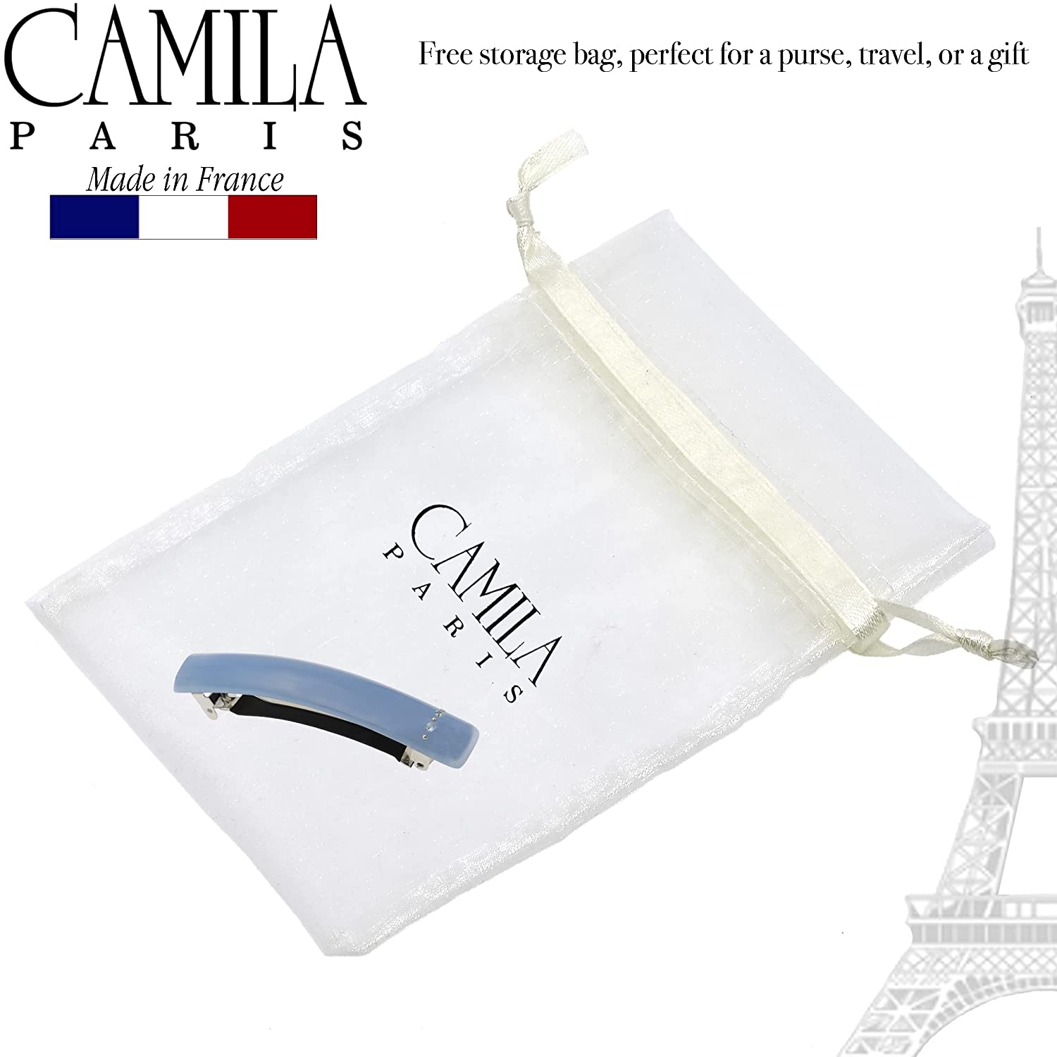 Camila Paris French barrette cellulose acetate
