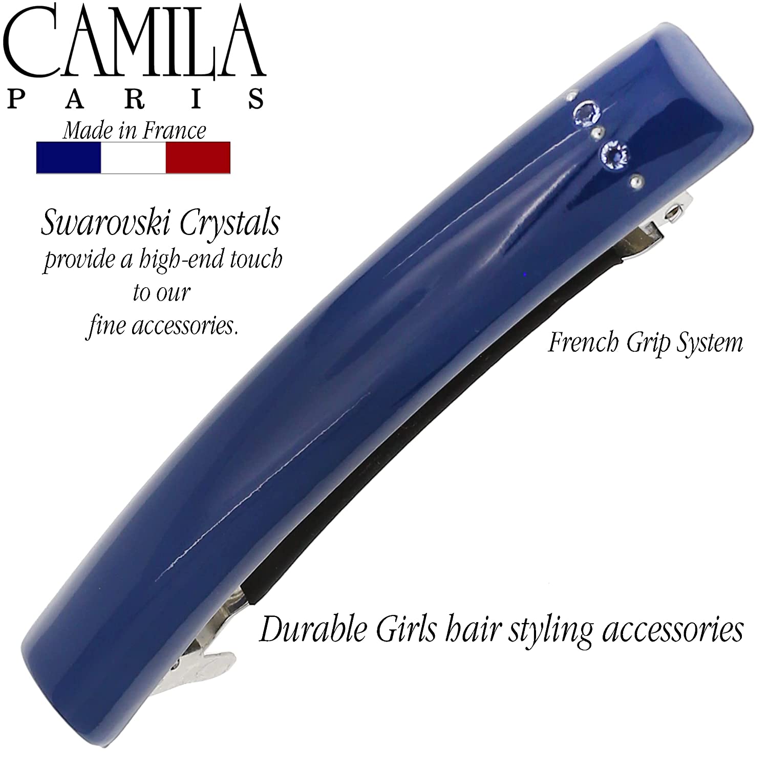 Camila Paris French barrette cellulose acetate