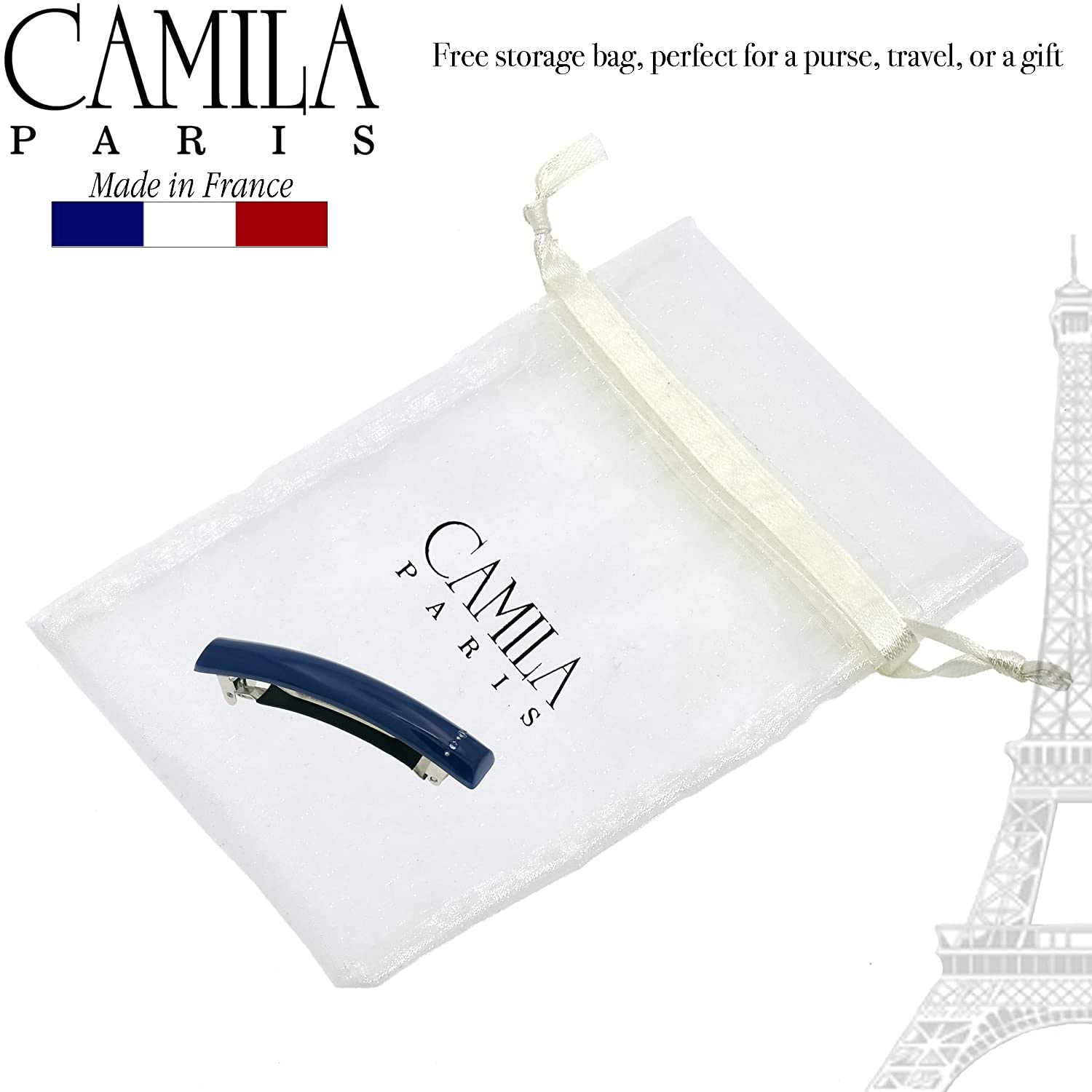 Camila Paris French barrette cellulose acetate