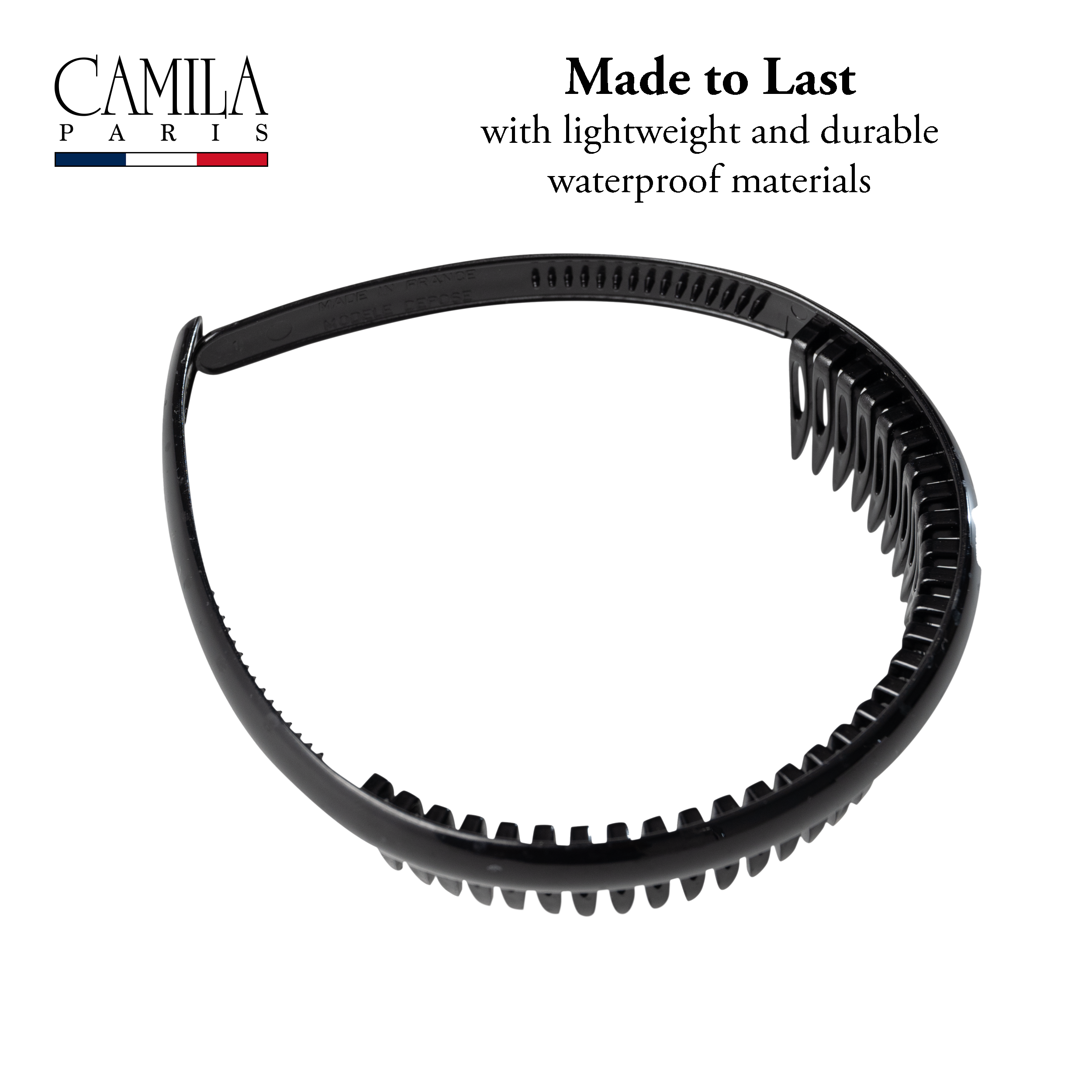 Camila Paris French headband cellulose acetate