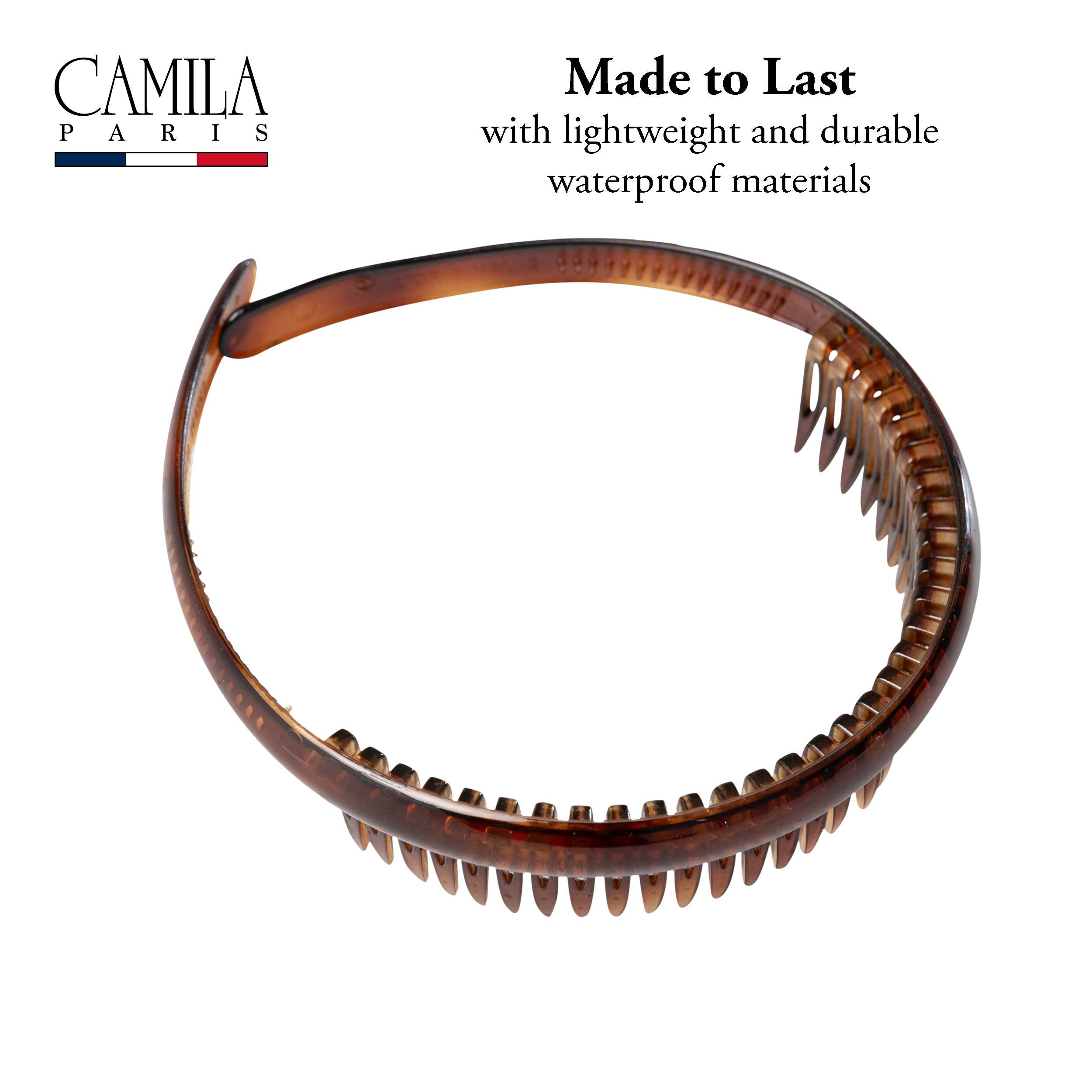Camila Paris French headband cellulose acetate