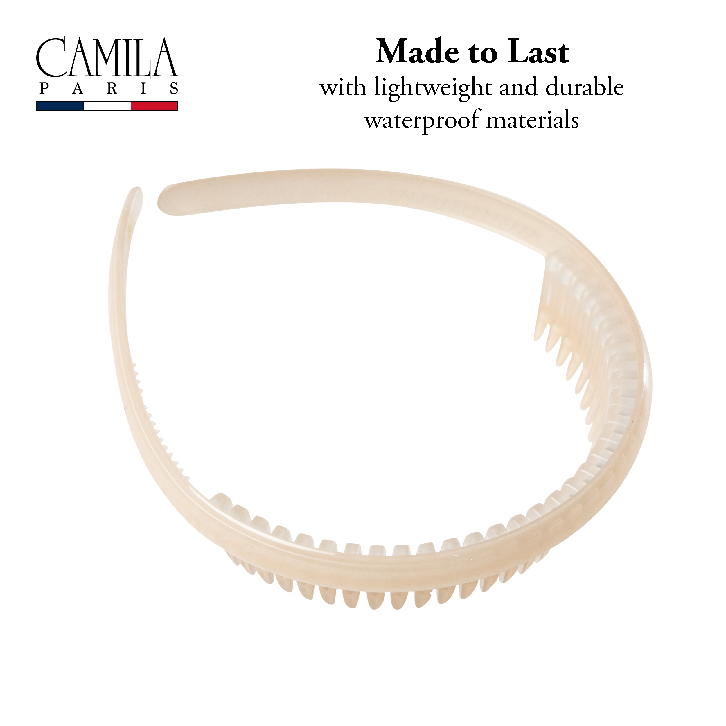 Camila Paris French headband cellulose acetate