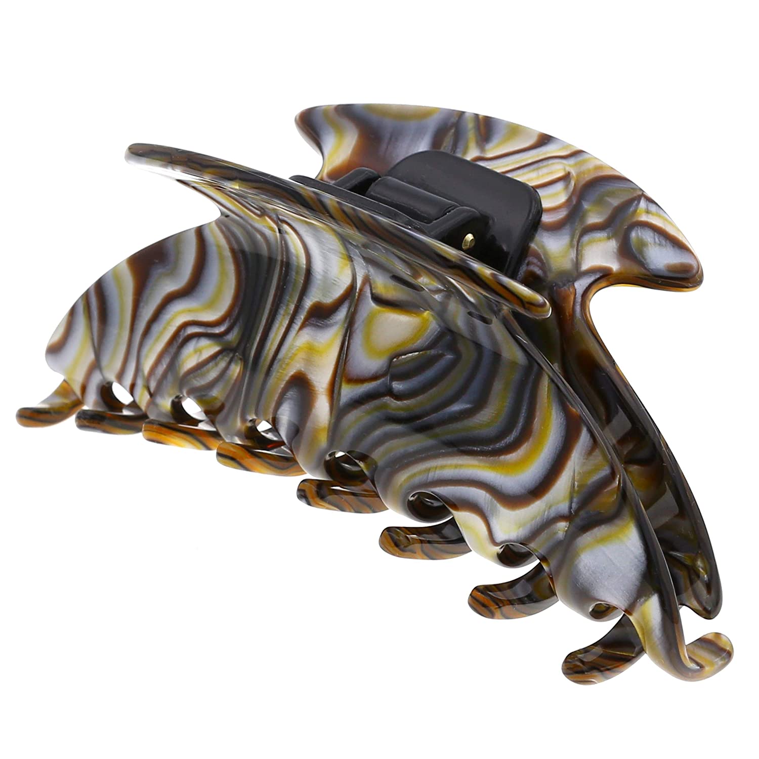 Camila Paris Spring Covered French hair clip cellulose acetate handmade