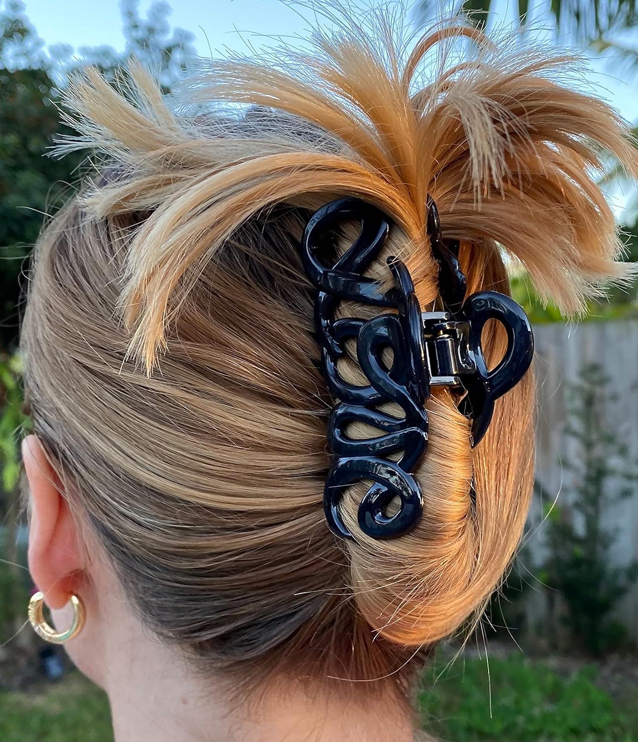 Camila Paris Love French hair clip cellulose acetate